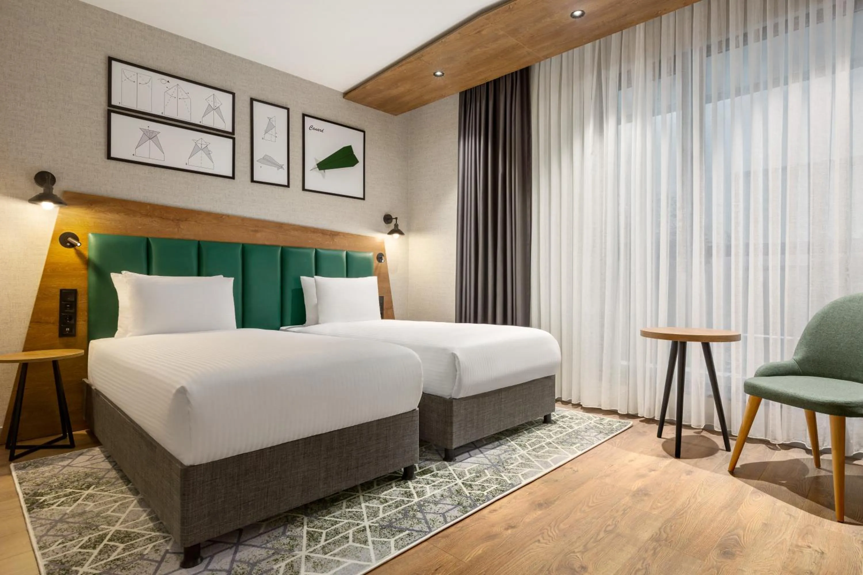 Standard Room with Two Twin Beds - single occupancy in Ramada Encore by Wyndham Istanbul Arnavutkoy