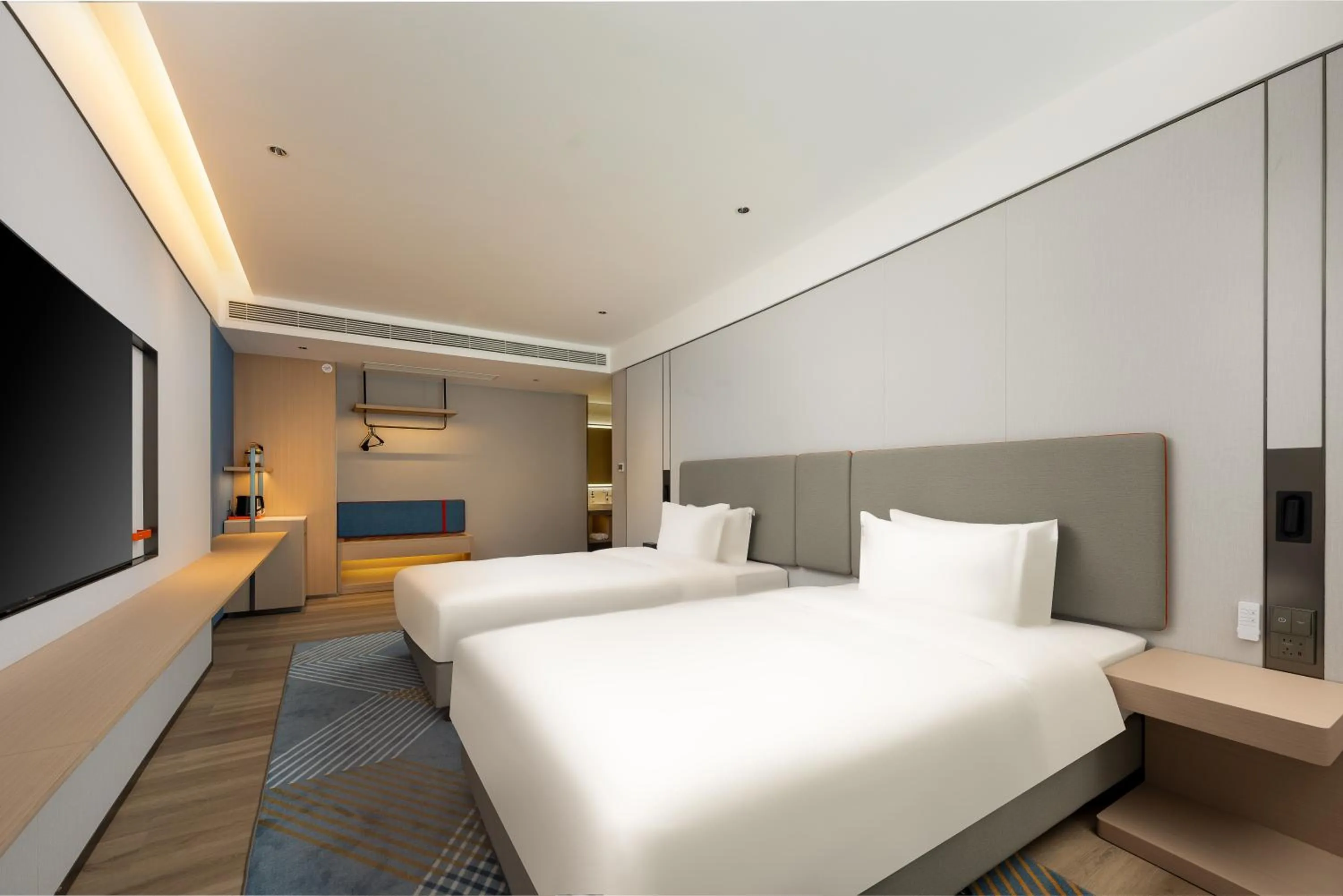 Standard Double Room with Two Double Beds in Holiday Inn Express Nanjing Riverside by IHG