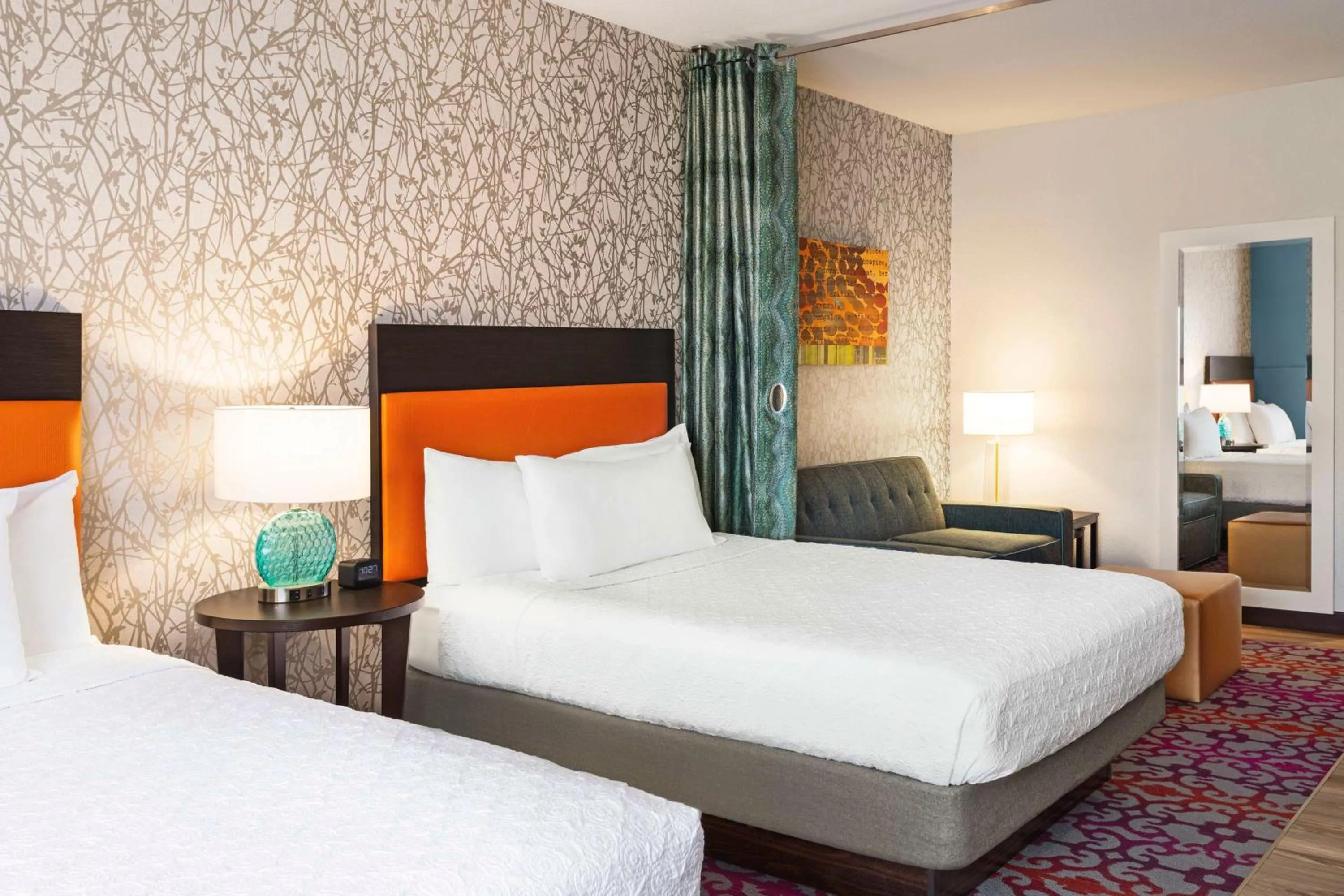 Queen Studio with Two Queen Beds - Non-Smoking in Home2 Suites by Hilton Albuquerque Downtown/University