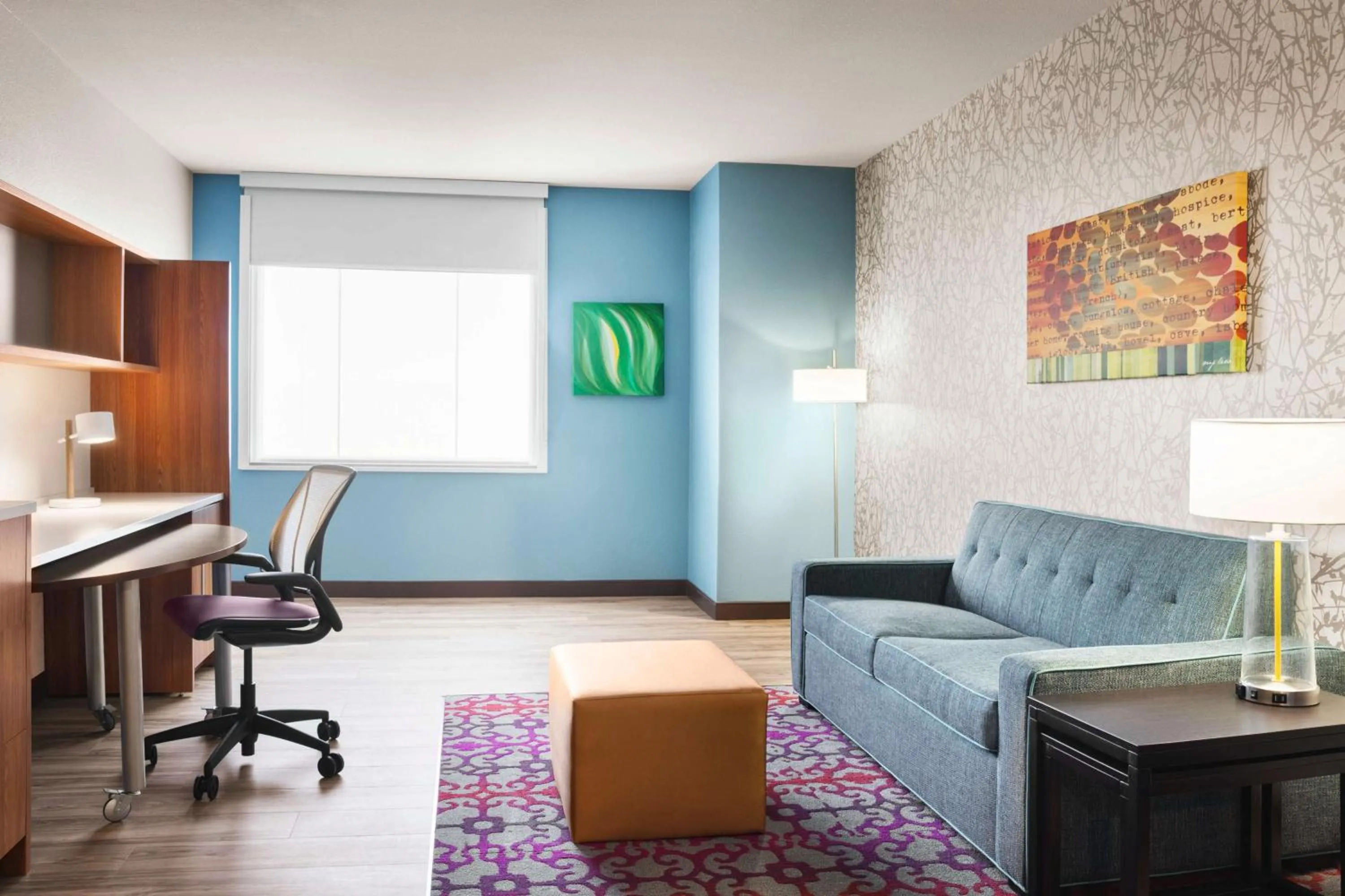 One-Bedroom Queen Suite with Two Queen Beds - Non-Smoking in Home2 Suites by Hilton Albuquerque Downtown/University