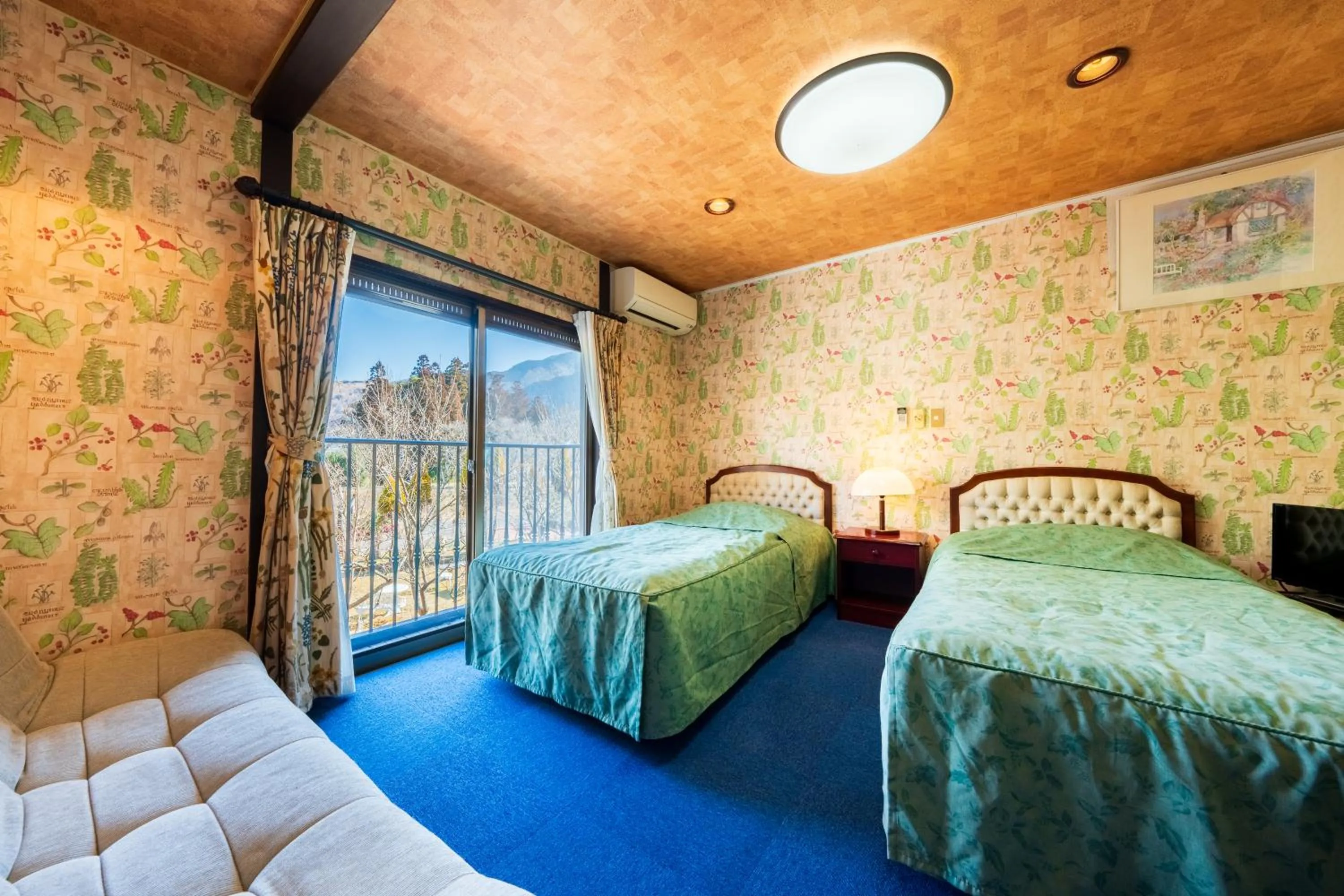 Superior Twin Room with Shared Bathroom in Pension Yufuin