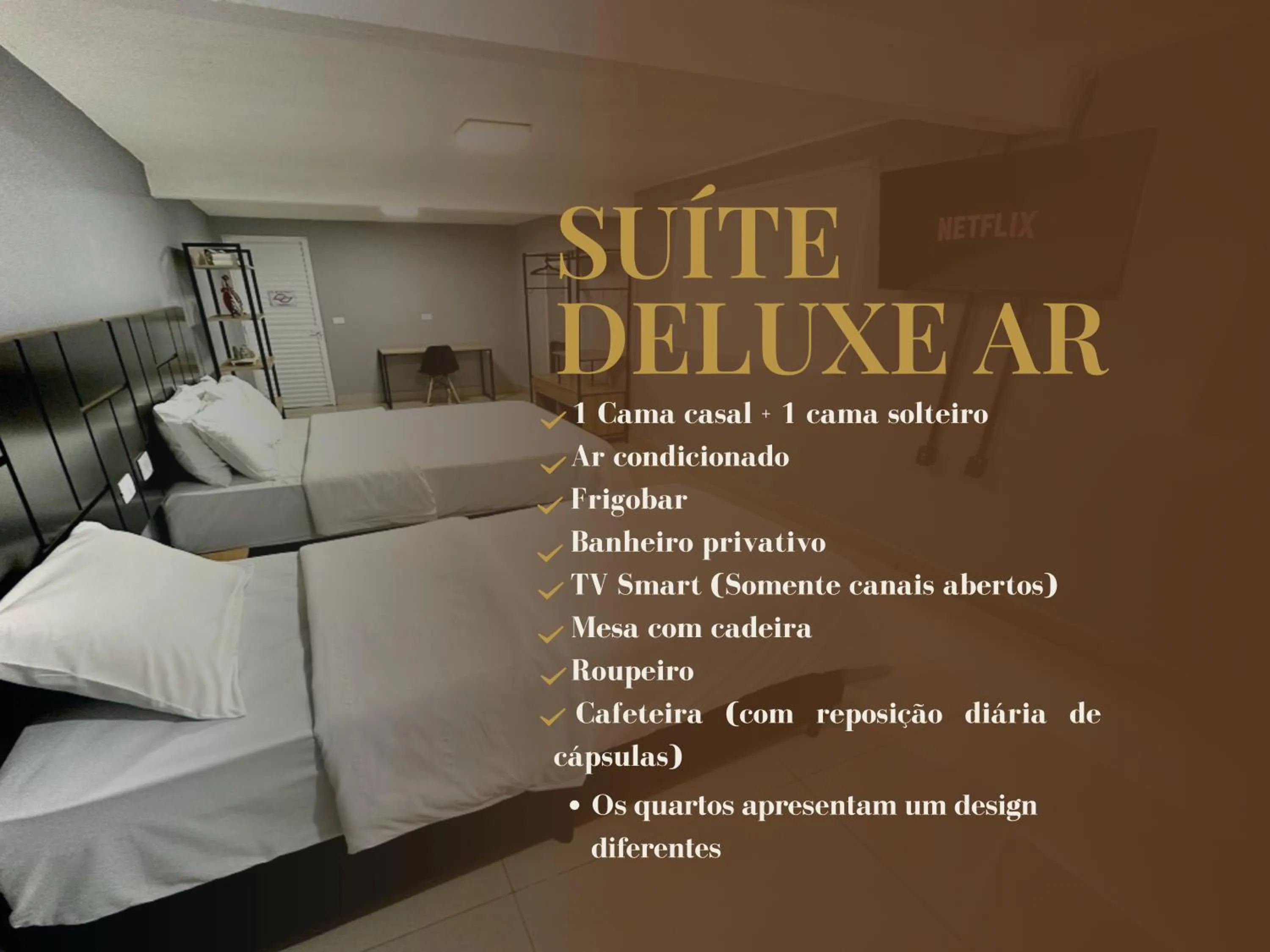 Deluxe Suite with Air conditioning in HLN Hotel - Expo - Anhembi