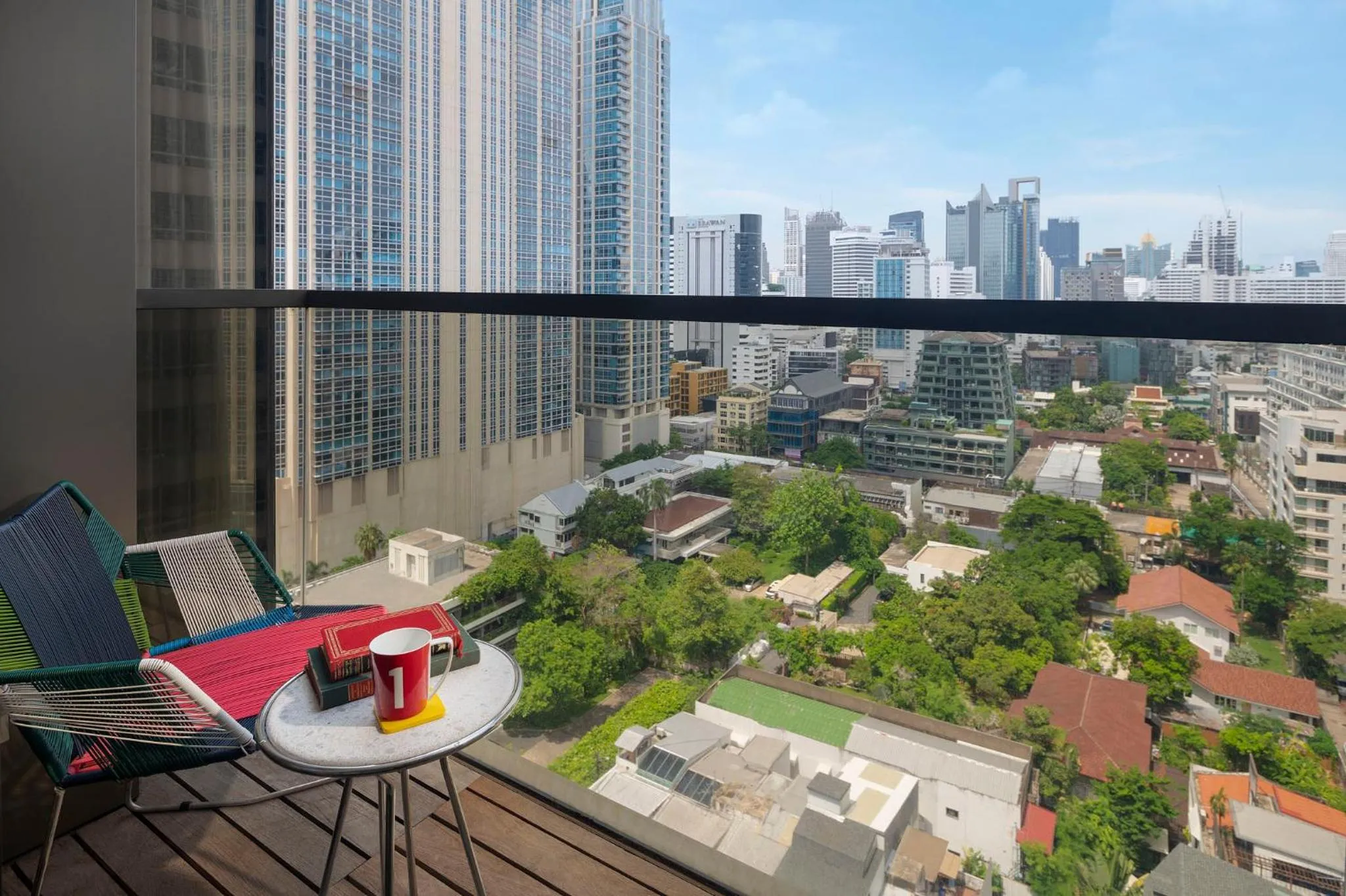 1 King Standard High Floor Balcony in Hotel Indigo Bangkok Wireless Road by IHG