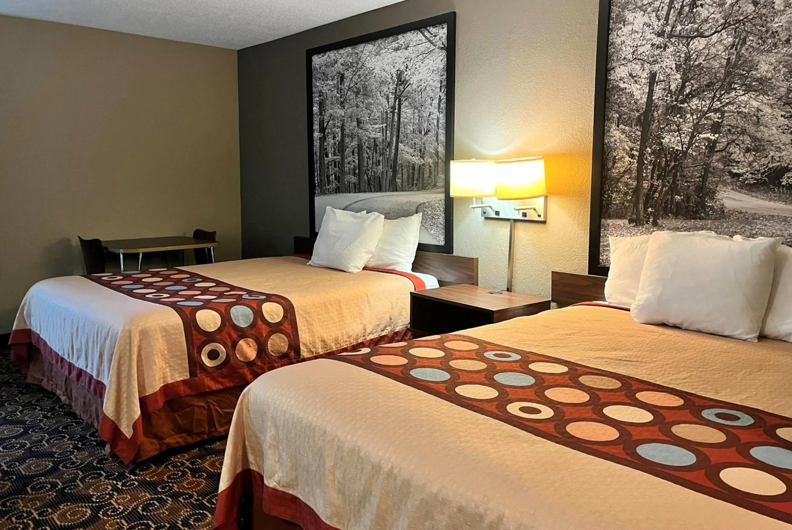 Queen Room with Two Queen Beds - Non-Smoking in Super 8 by Wyndham Evansville North
