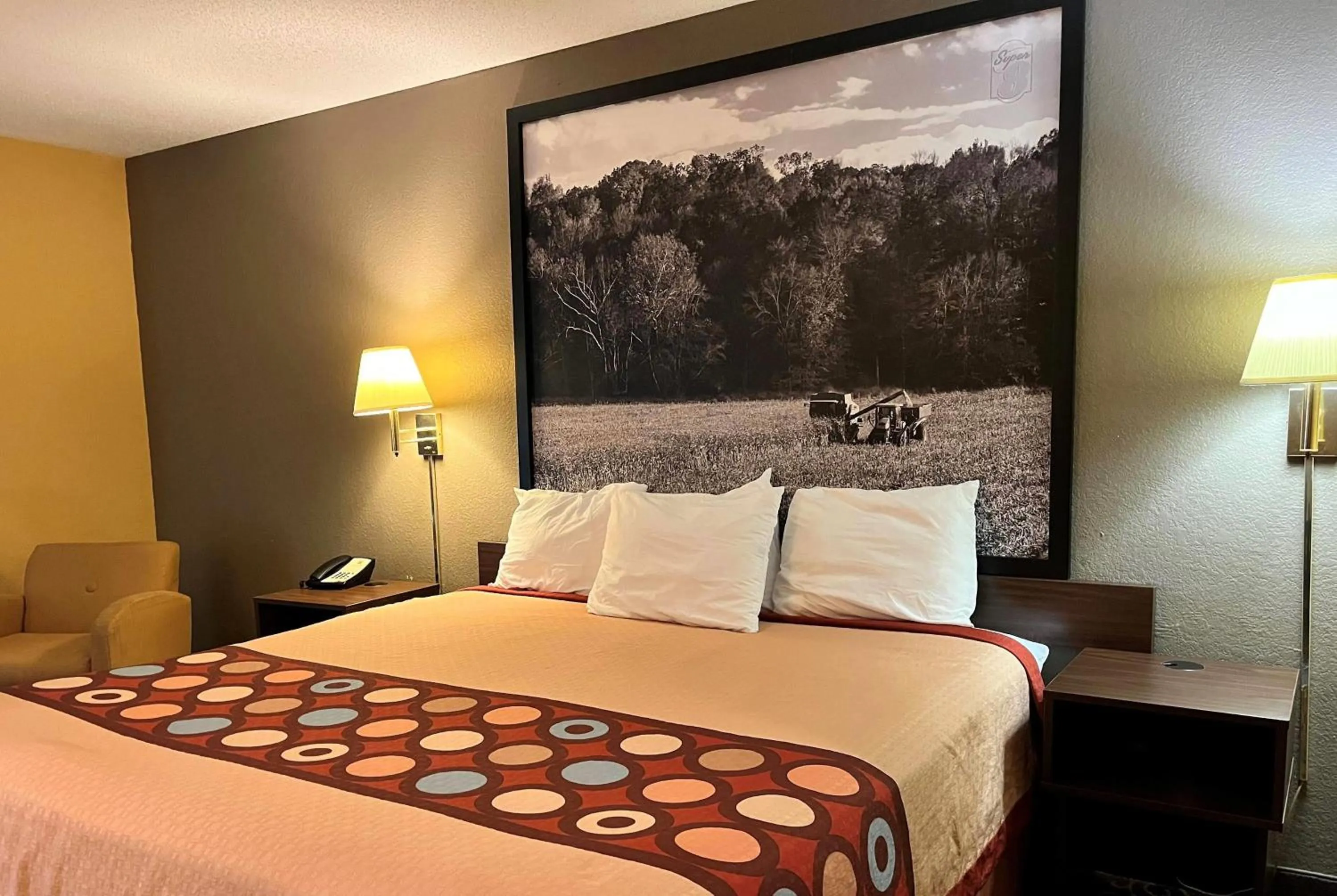 King Room - Disability Access - Non-Smoking in Super 8 by Wyndham Evansville North