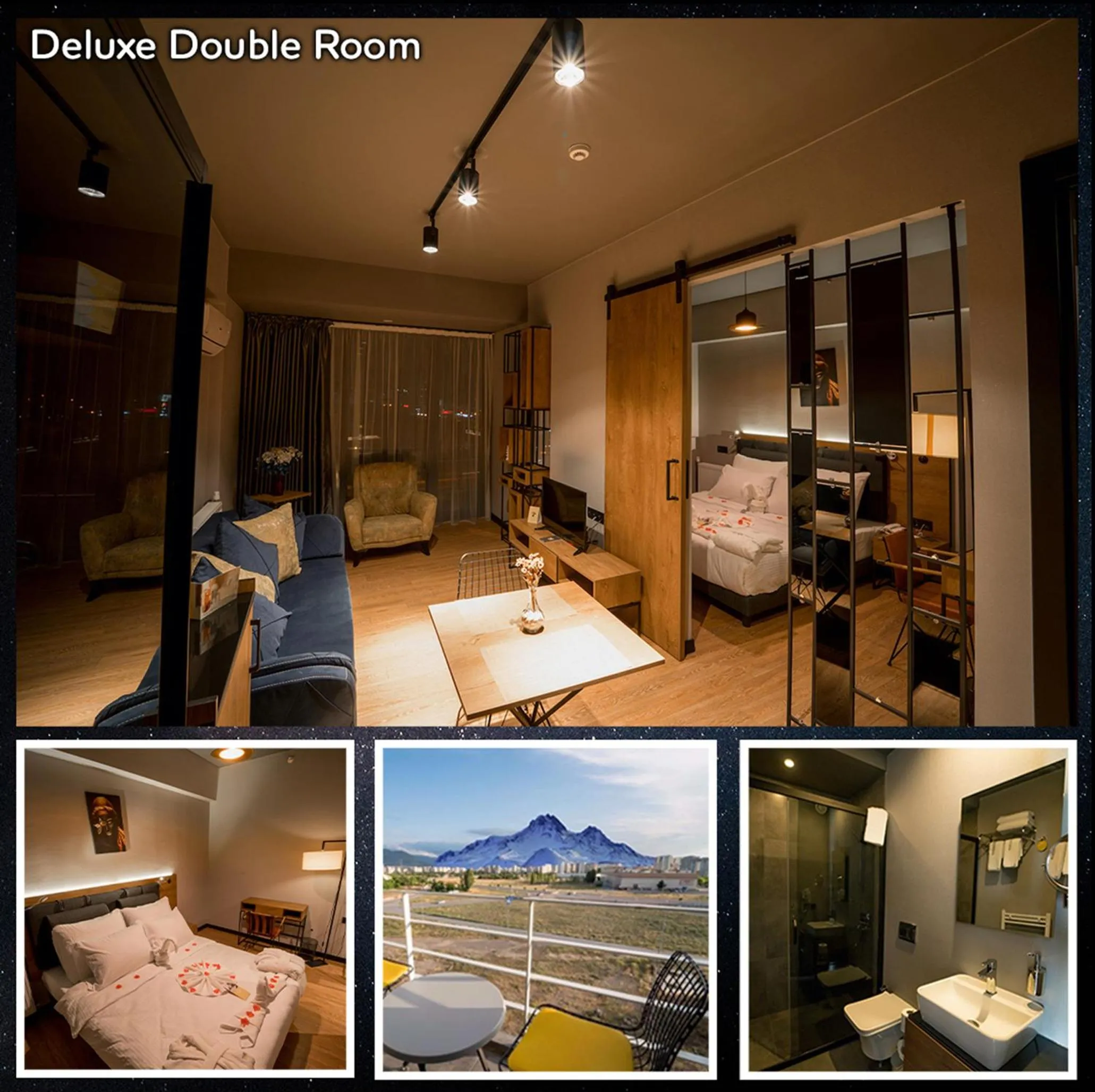 Deluxe Double Room with Mountain View in The Kayseri Loft Hotel