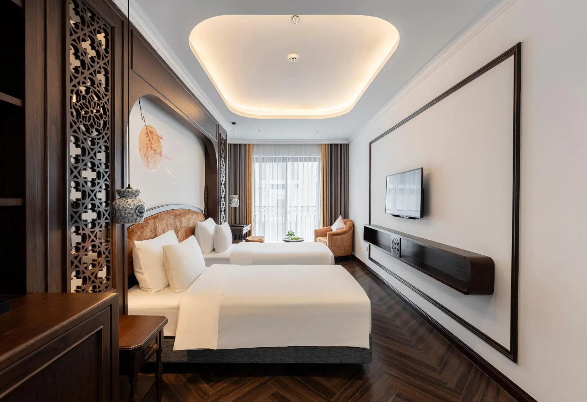 Deluxe Double or Twin Room with City View in Eli Rina Hotel