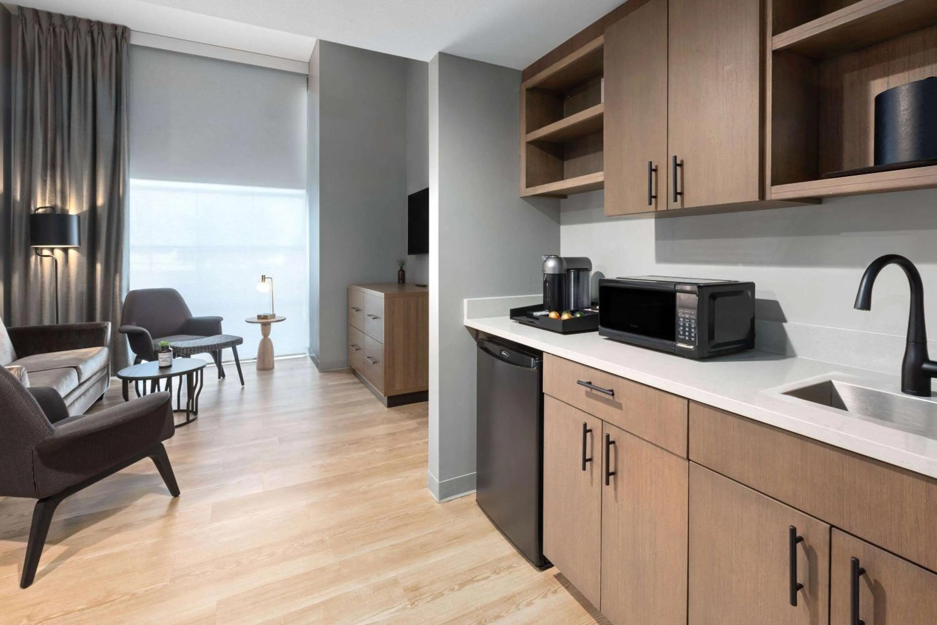 One-Bedroom King Suite with River View - Non-Smoking in Riverbend Hotel and Suites, Trademark Collection by Wyndham