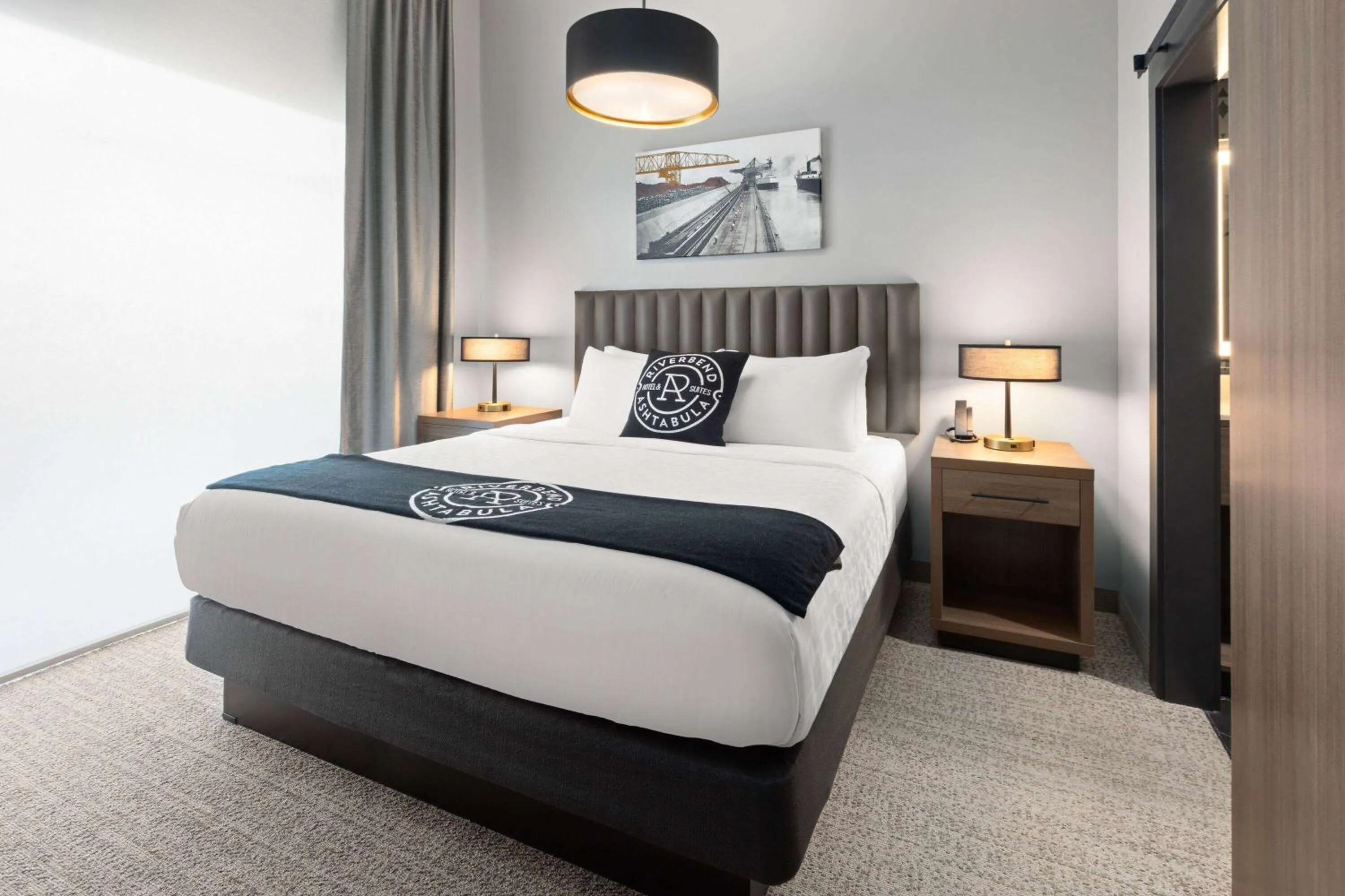 One-Bedroom King Suite /Hearing Accessible - Non-Smoking  in Riverbend Hotel and Suites, Trademark Collection by Wyndham