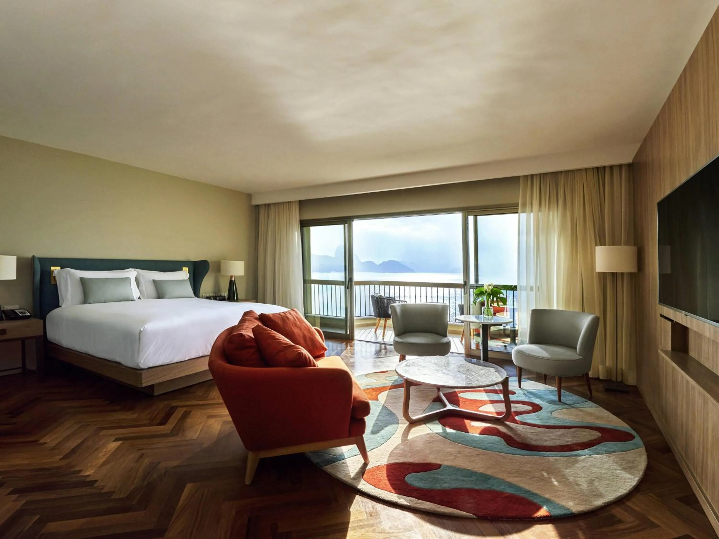 Junior King Suite with Sea View in Fairmont Rio de Janeiro Copacabana