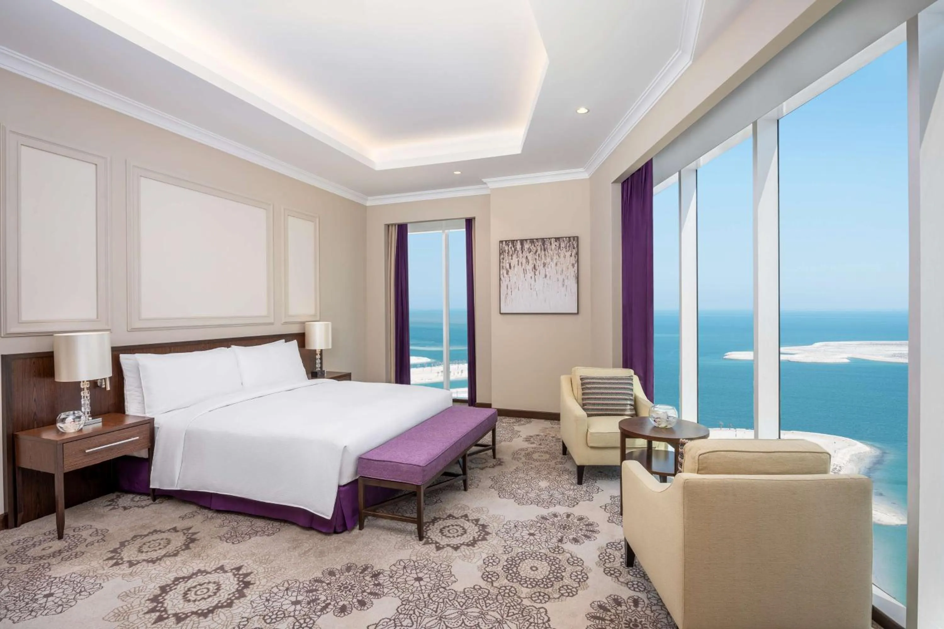Executive King Room with Sea View in Hilton Al Khobar King Fahd Causeway