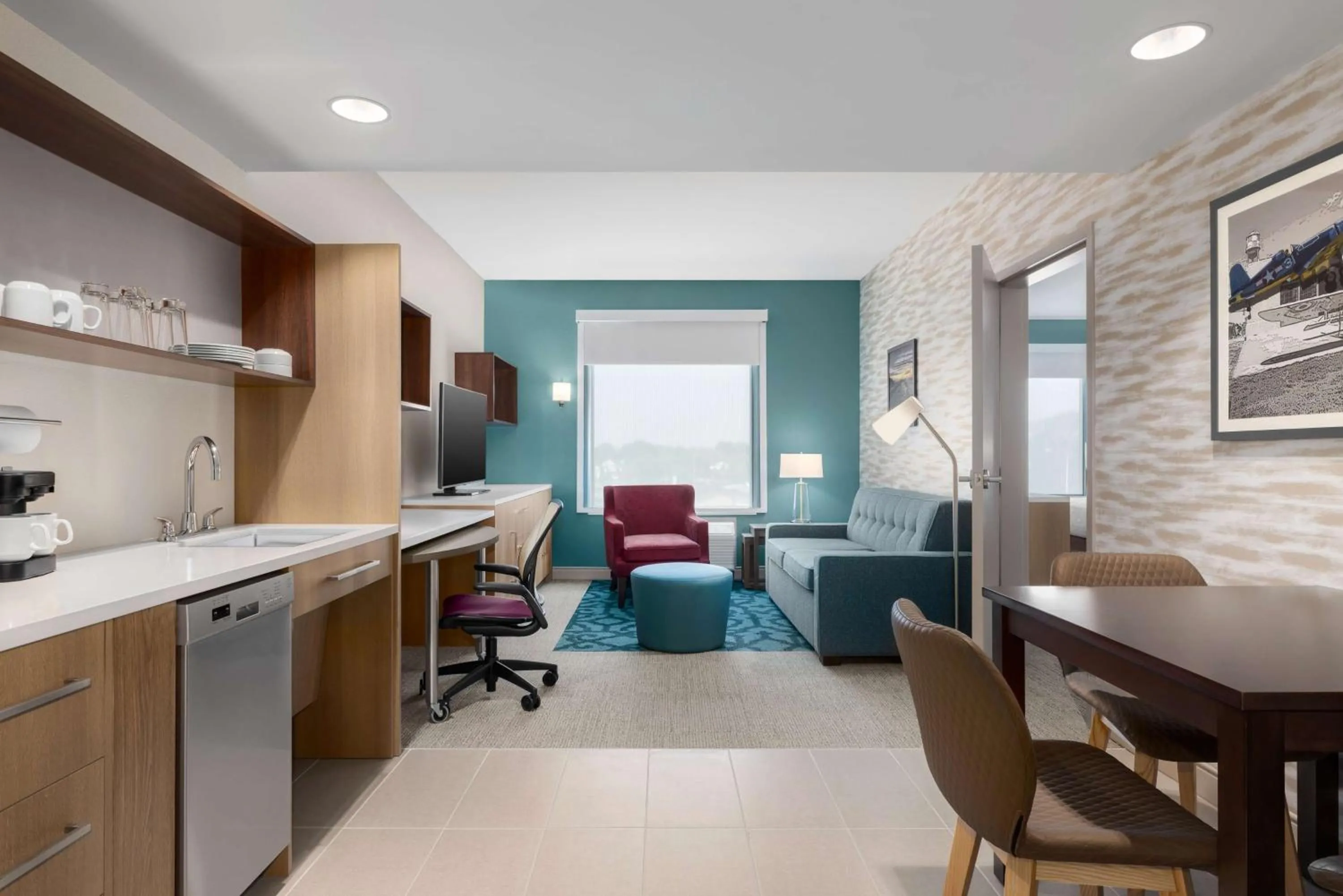 Queen Suite - Mobility Access/Non-Smoking in Home2 Suites By Hilton Virginia Beach Princess Anne