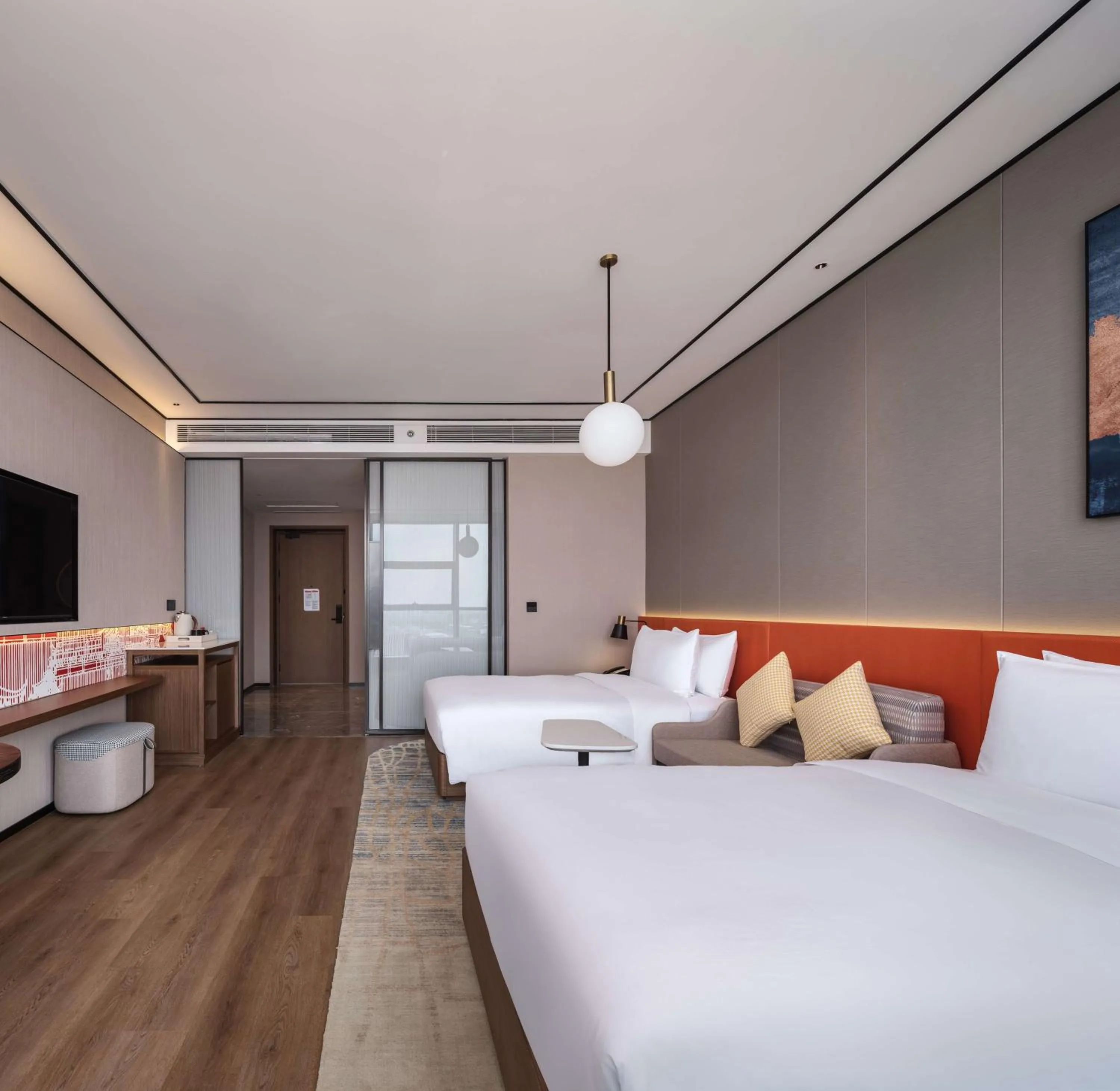 Deluxe Twin Room in Hilton Garden Inn Taiyuan Binhe