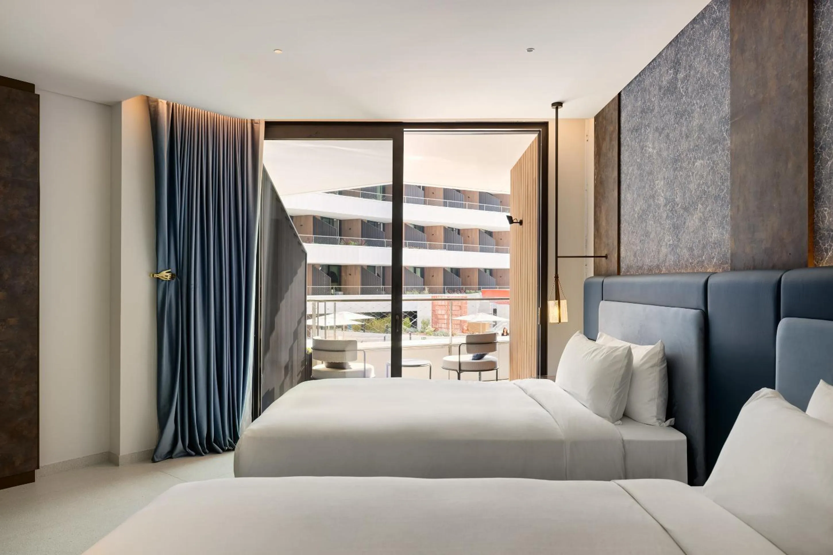 Accessible Twin Room - single occupancy in SLS Barcelona