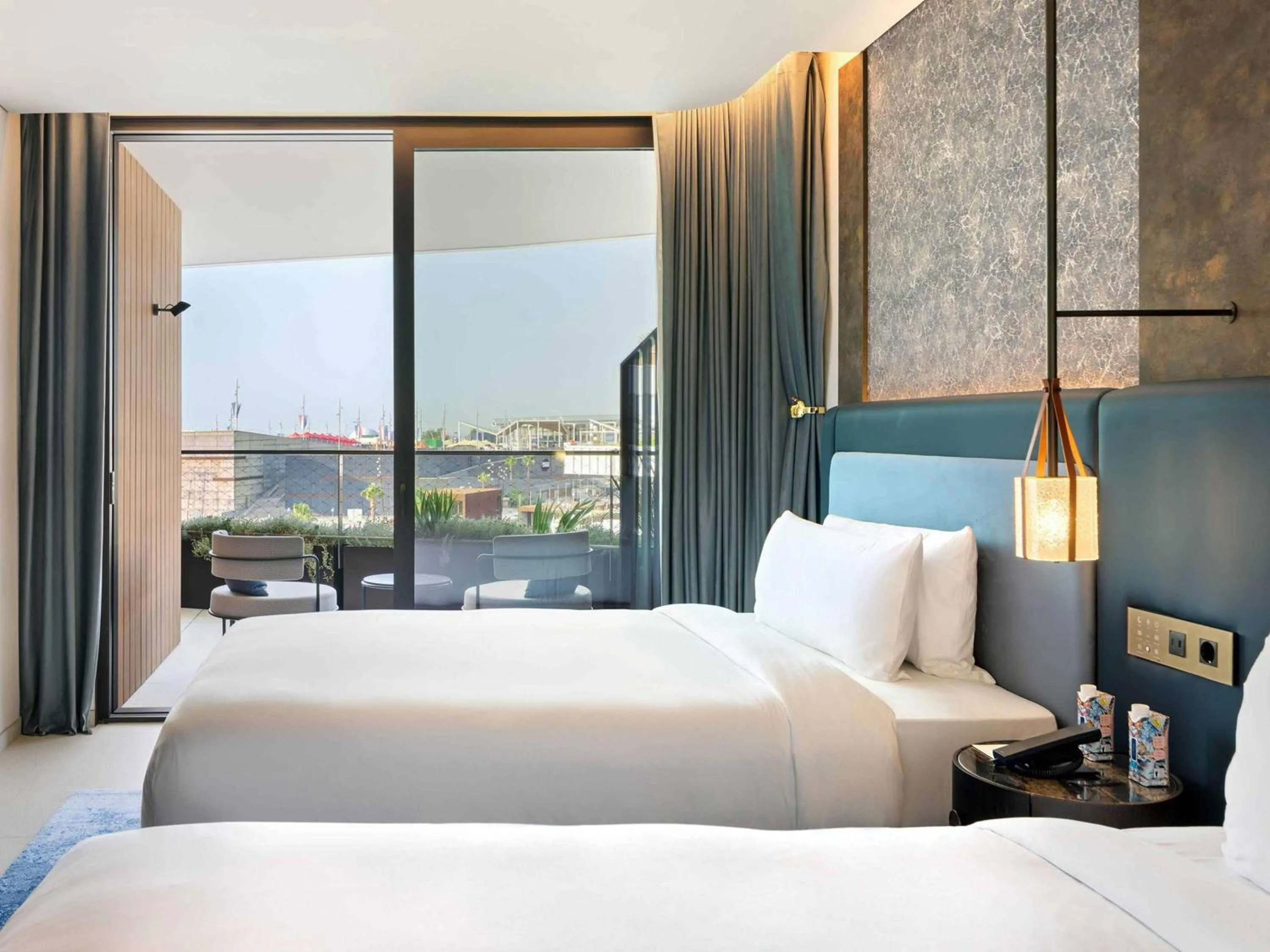 Twin Room with Marina View - Captivate in SLS Barcelona