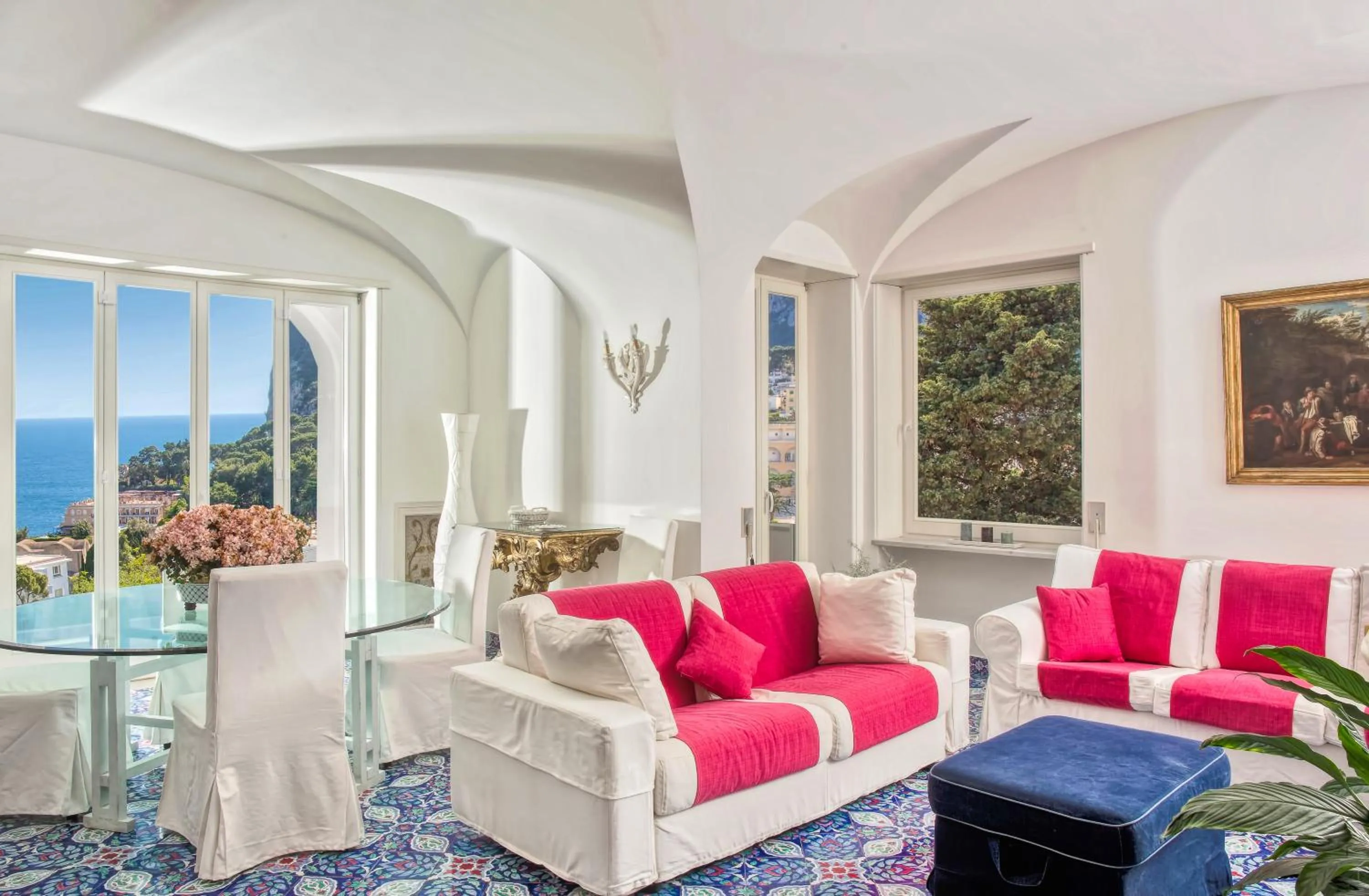 King Suite with Sea View in Villa Silia
