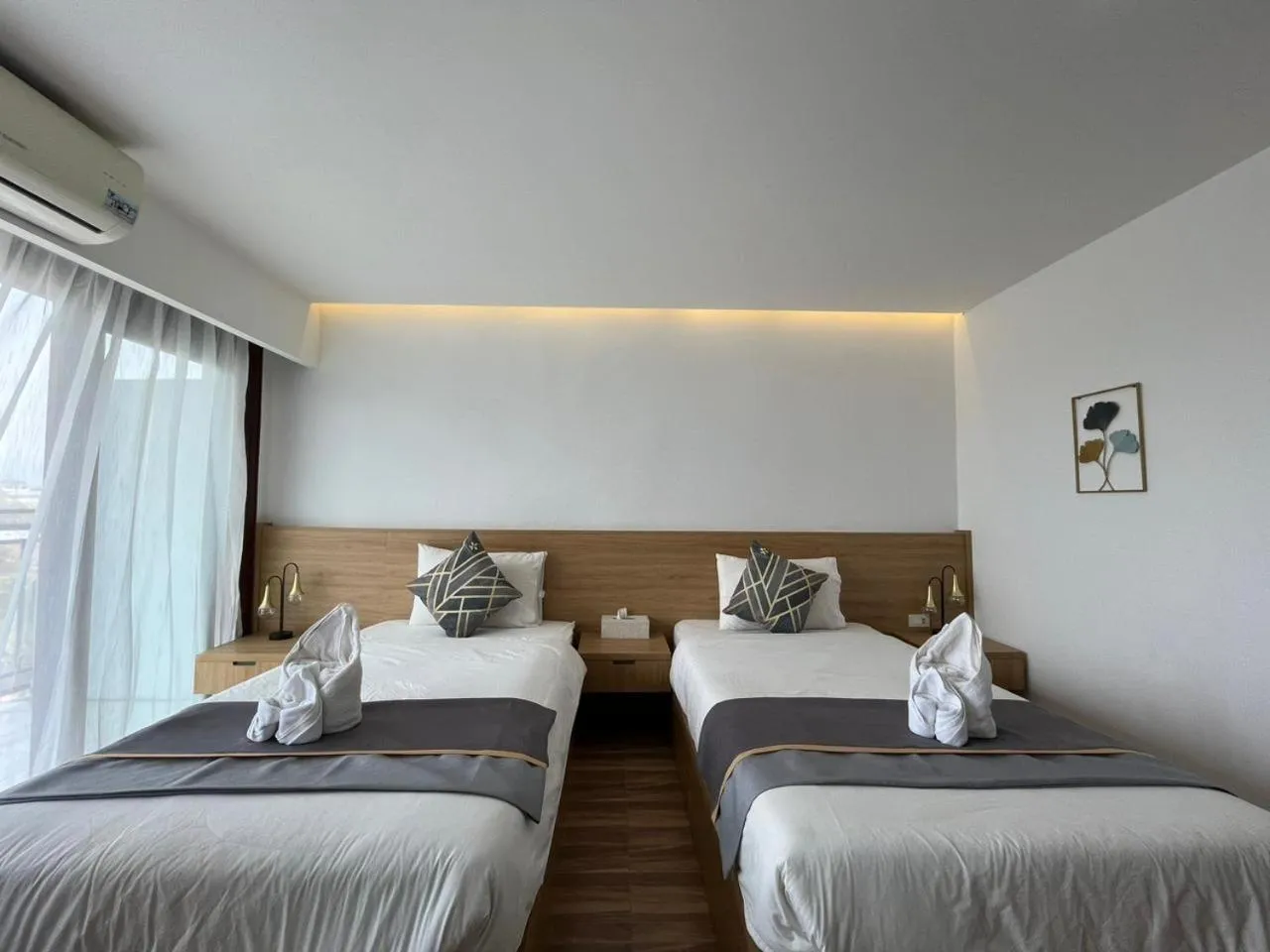 Twin Room with Mountain View in Remember Vangvieng Hotel