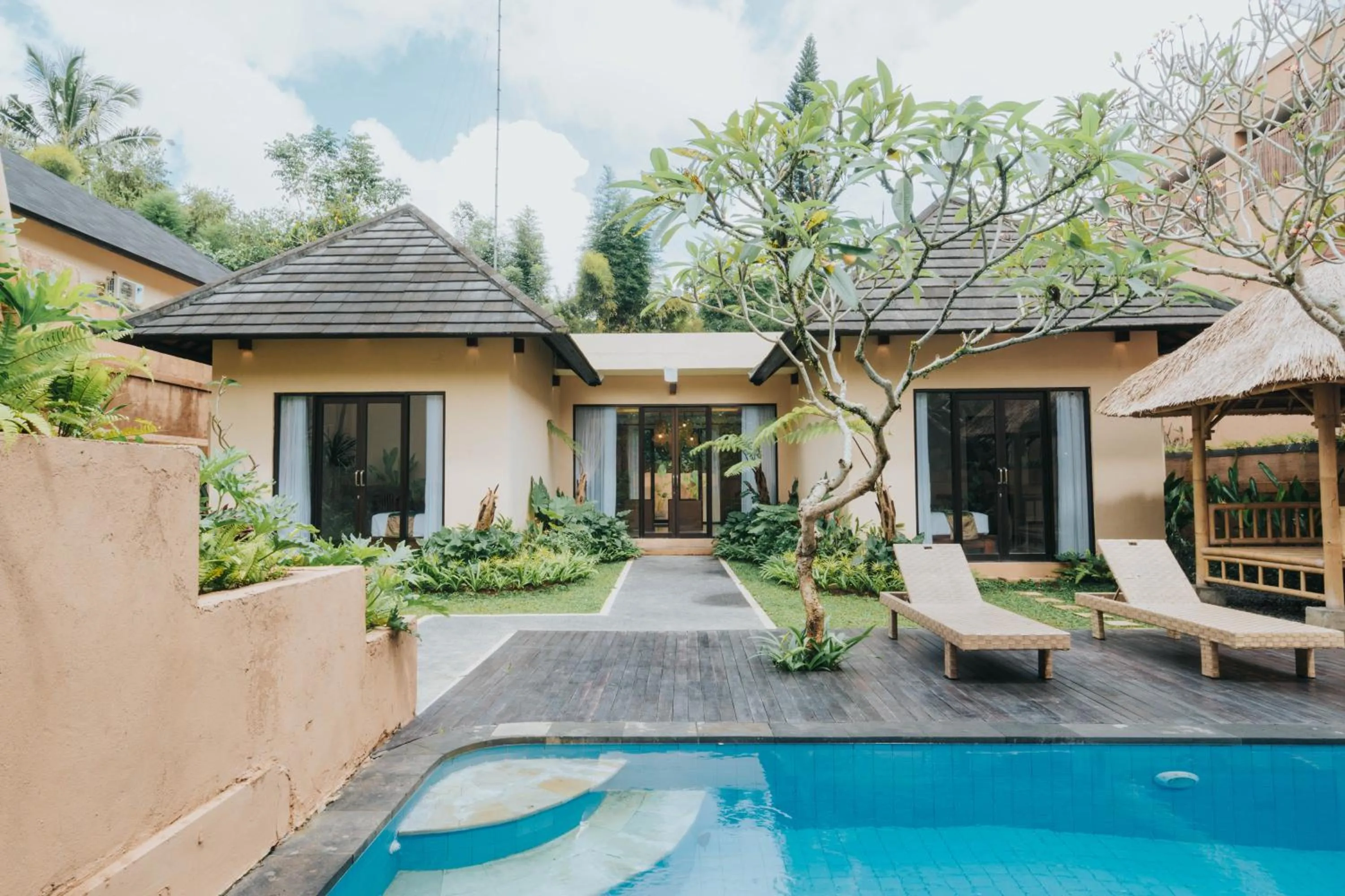 Three-Bedroom Villa with Private Pool in Alam Penari Resort Ubud