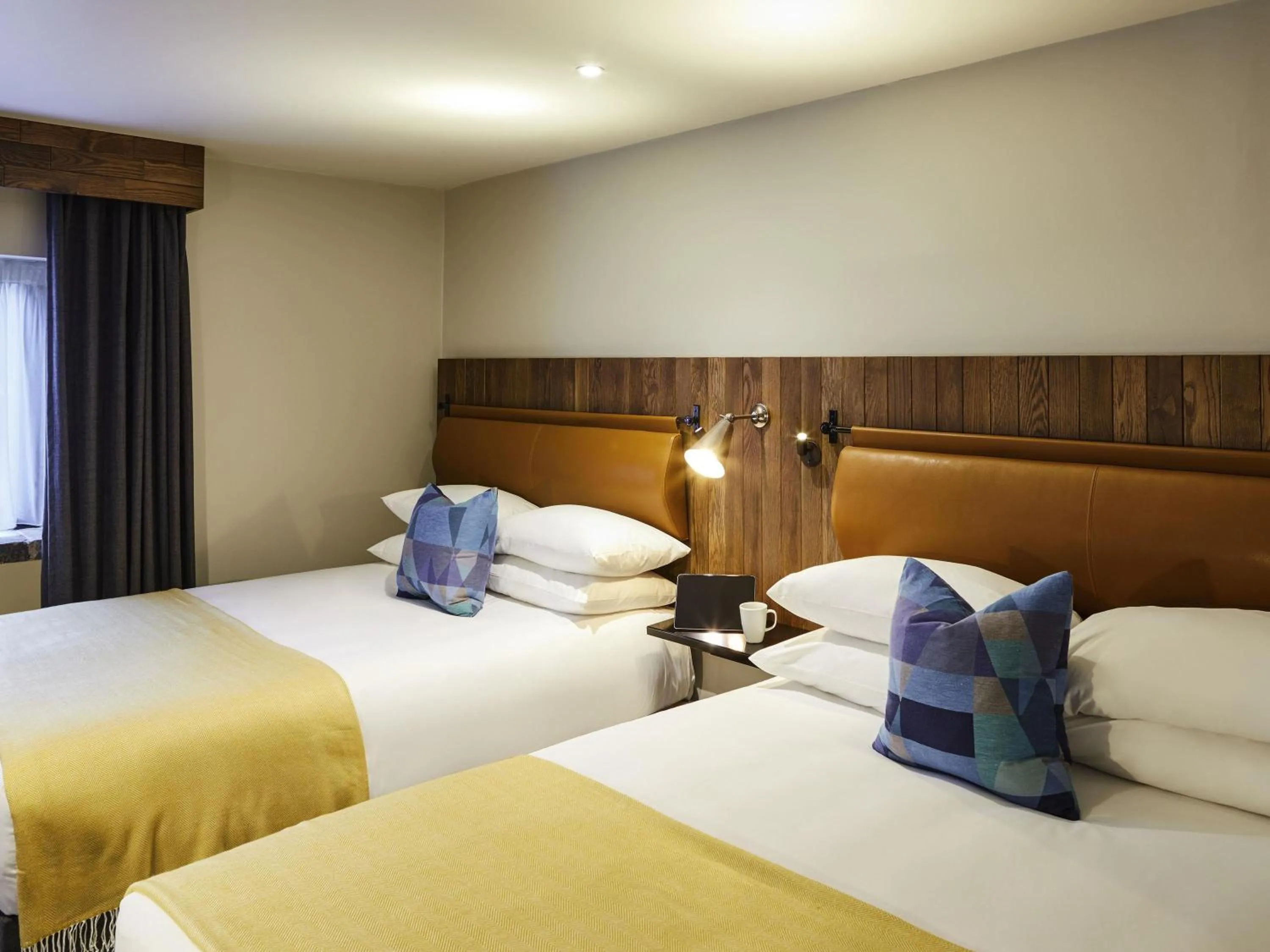 Classic Double Room with Two Double Beds in Mercure Barnsley Tankersley Manor Hotel