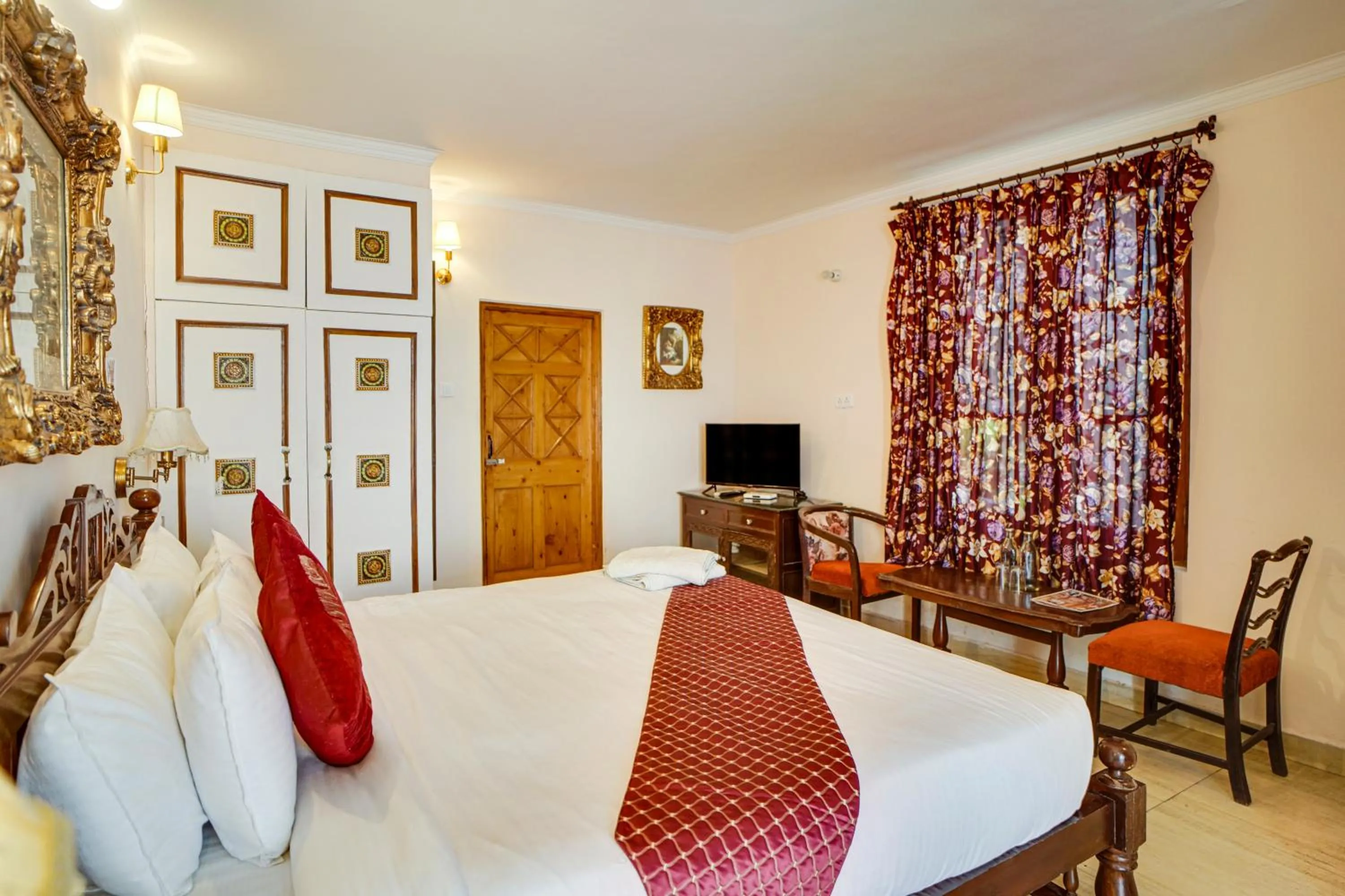 Deluxe Double Room (2 Adults + 1 Child) - single occupancy in Shimla British Resort