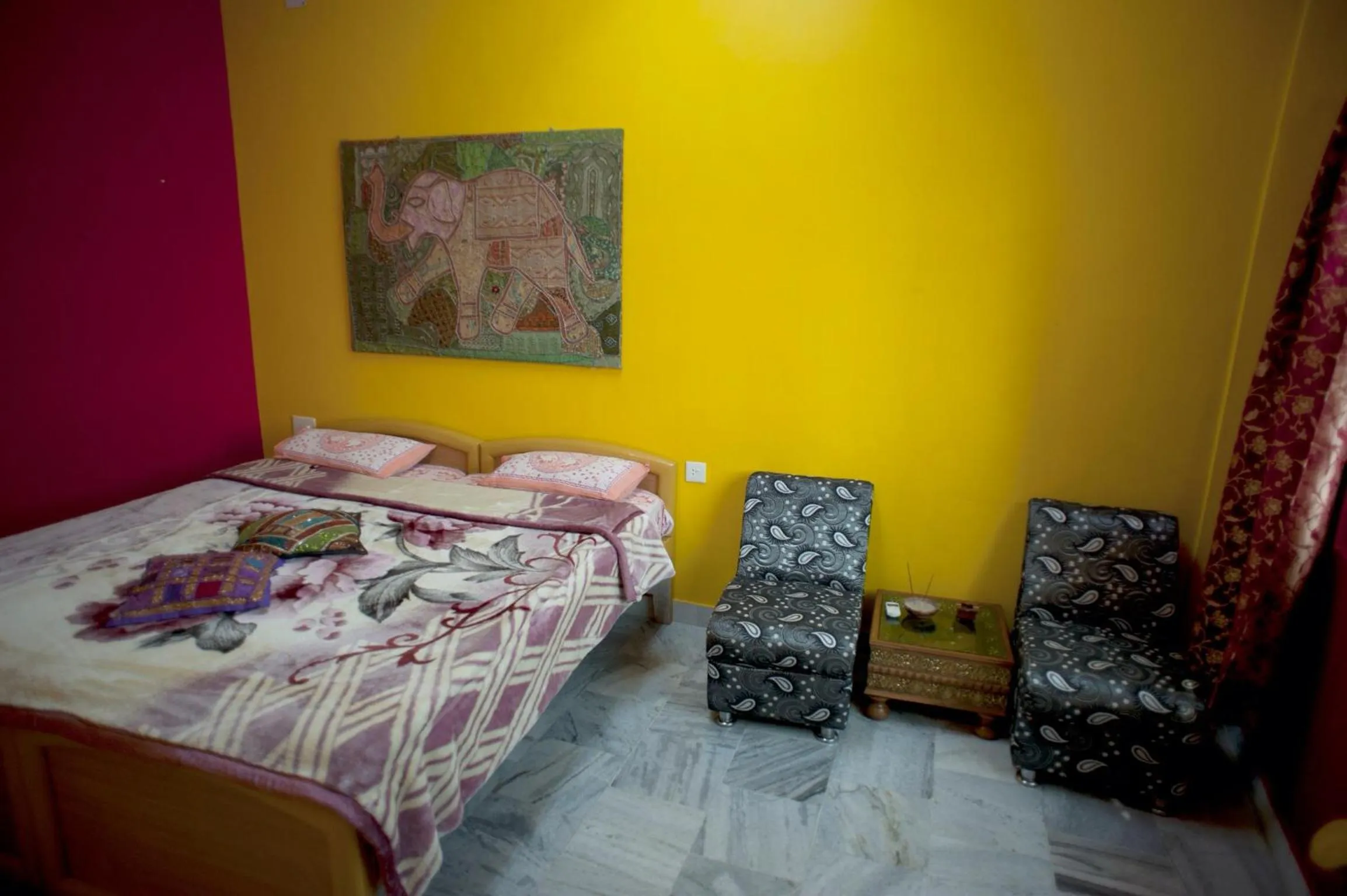 Economy room ( 30 seconds from main building, no view) in Ganpati Guest House