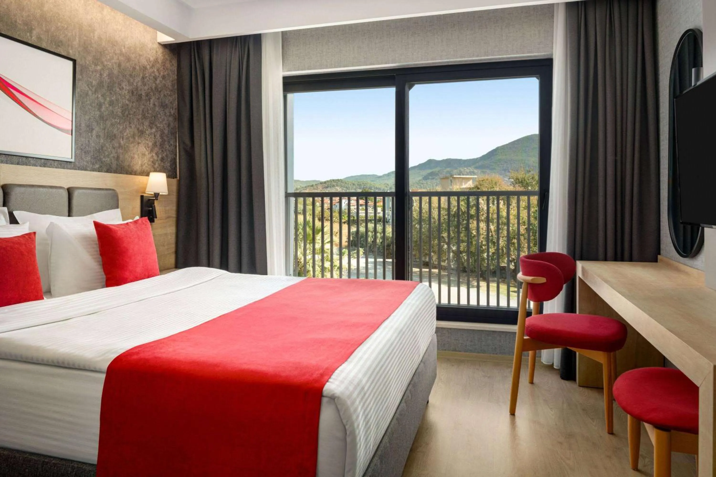 Standard Room with Balcony and Land Side in Ramada by Wyndham Dalaman