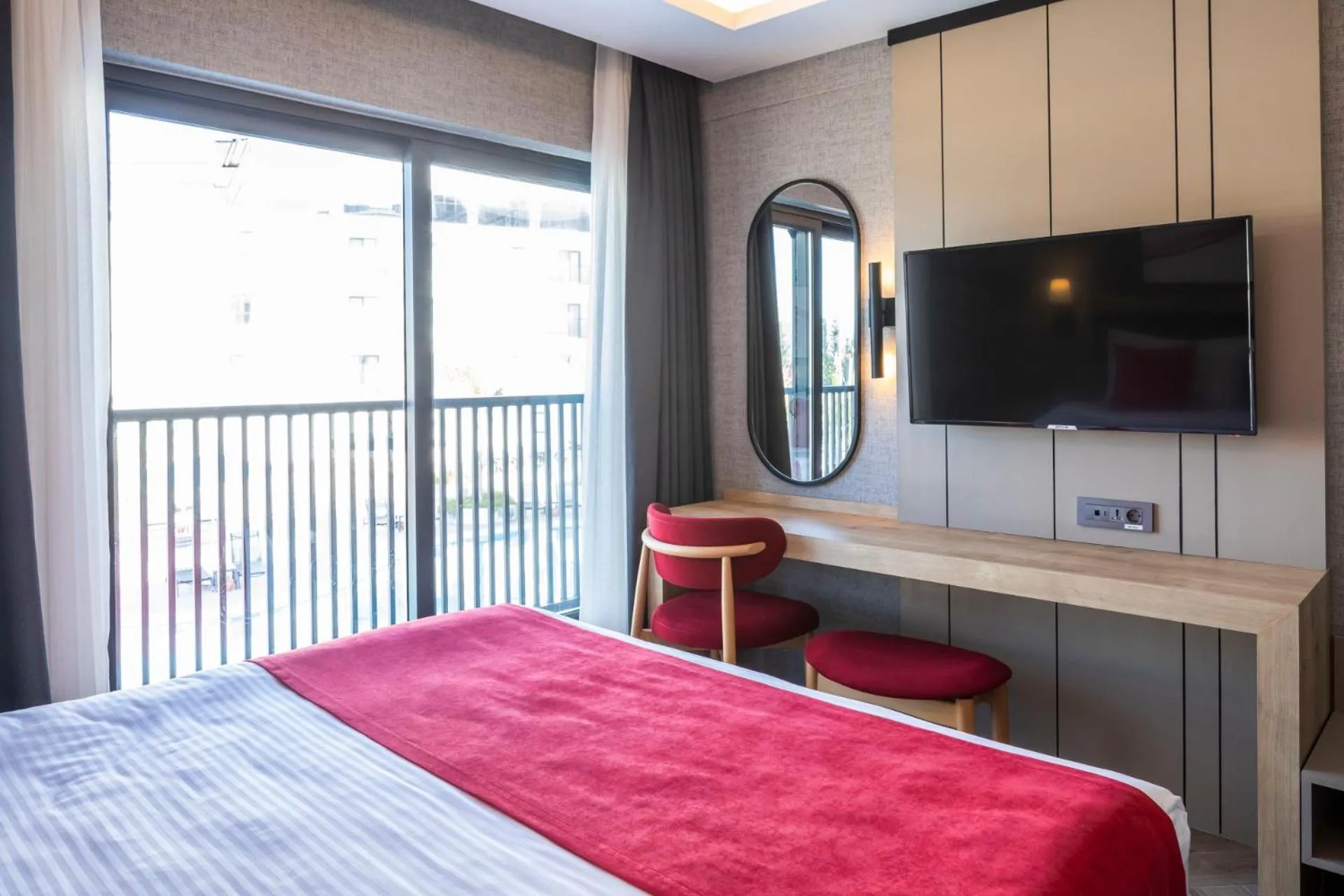 Standard Room with French Bed and Poolside - Mobility Accessible in Ramada by Wyndham Dalaman