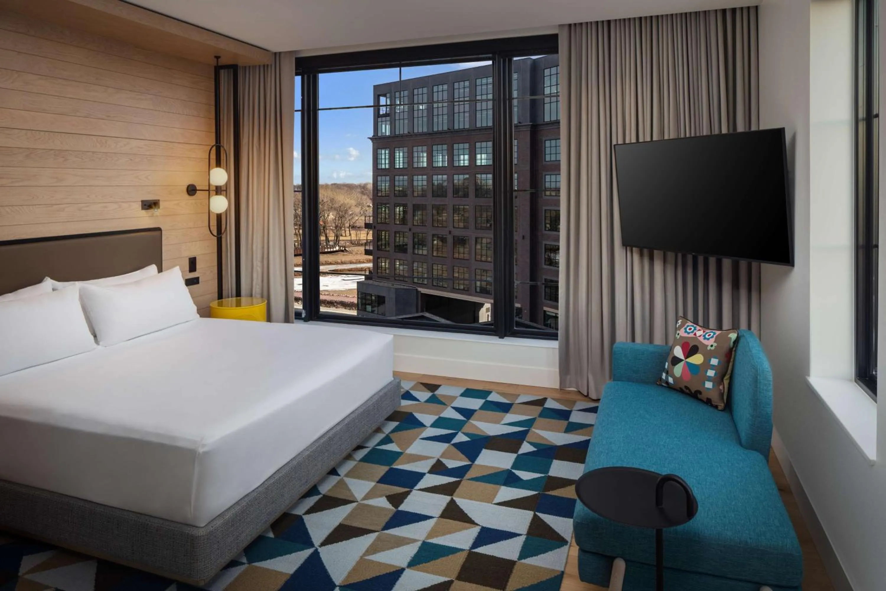 King Room with Steel District View in Canopy By Hilton Sioux Falls Downtown