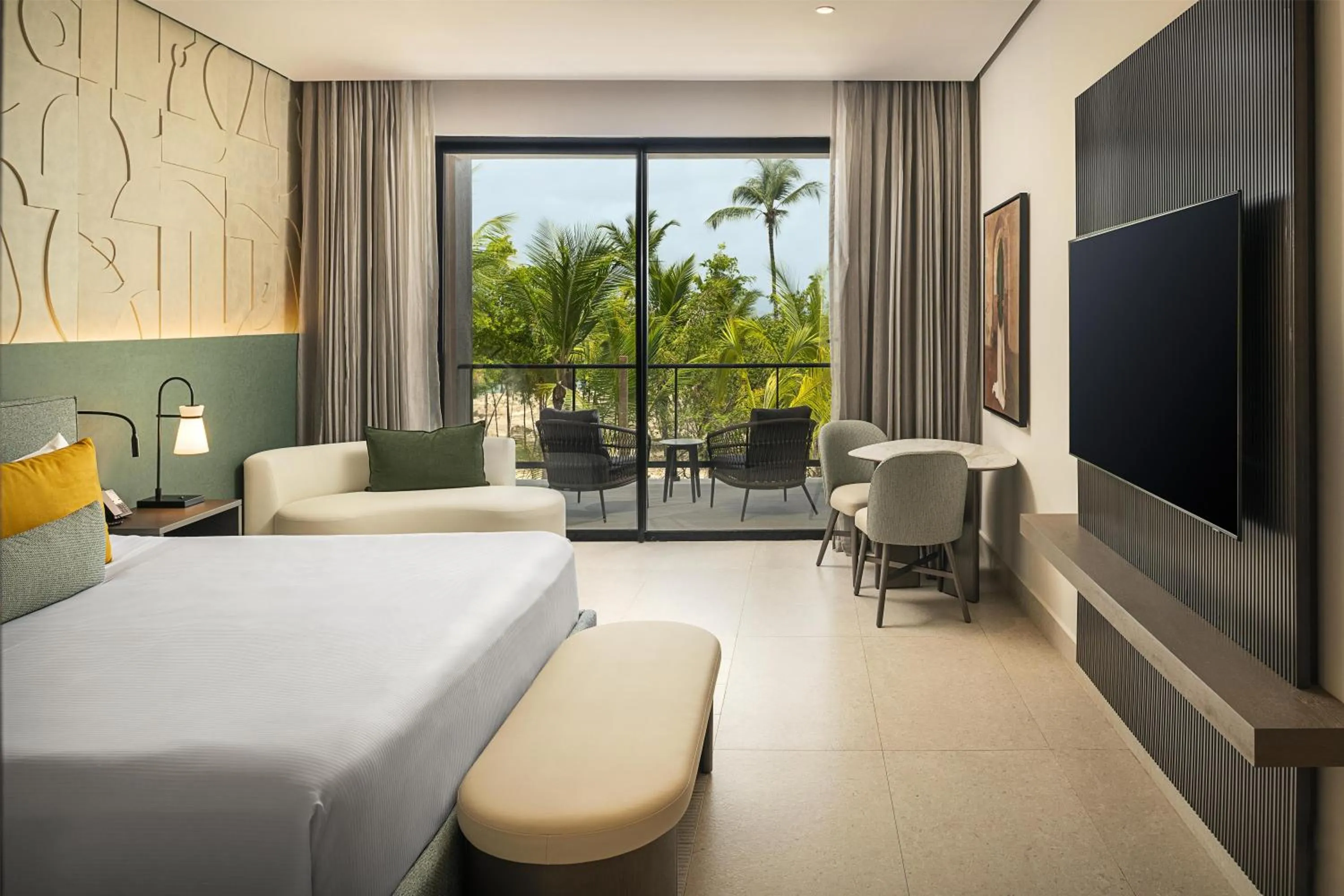 King Room with Partial Ocean View - single occupancy in Zemi Miches Punta Cana All-Inclusive Resort, Curio by Hilton