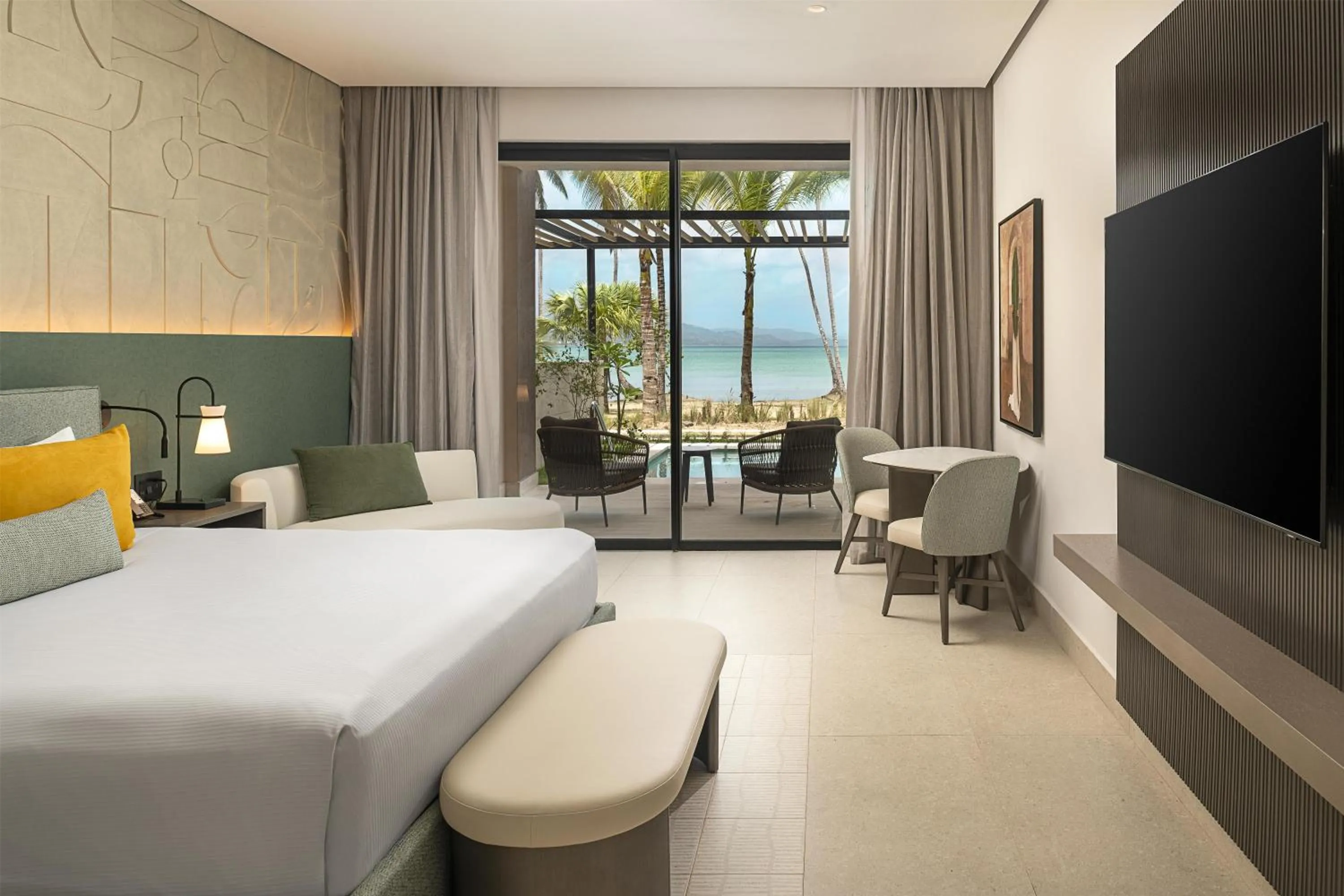 King Room with Ocean Front View - single occupancy - Plunge Pool in Zemi Miches Punta Cana All-Inclusive Resort, Curio by Hilton