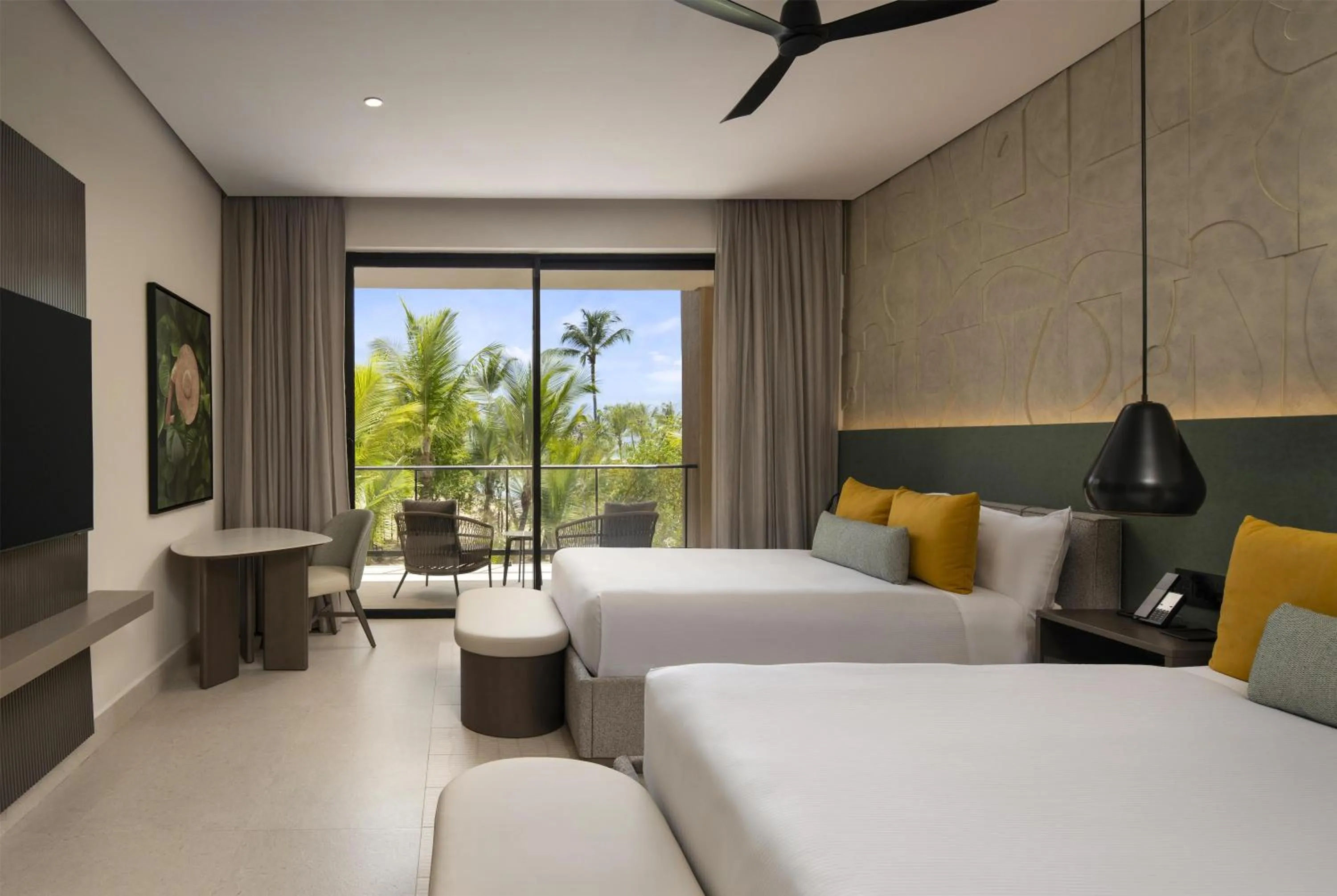 Queen Room with Two Queen Beds and Tropical View - single occupancy in Zemi Miches Punta Cana All-Inclusive Resort, Curio by Hilton