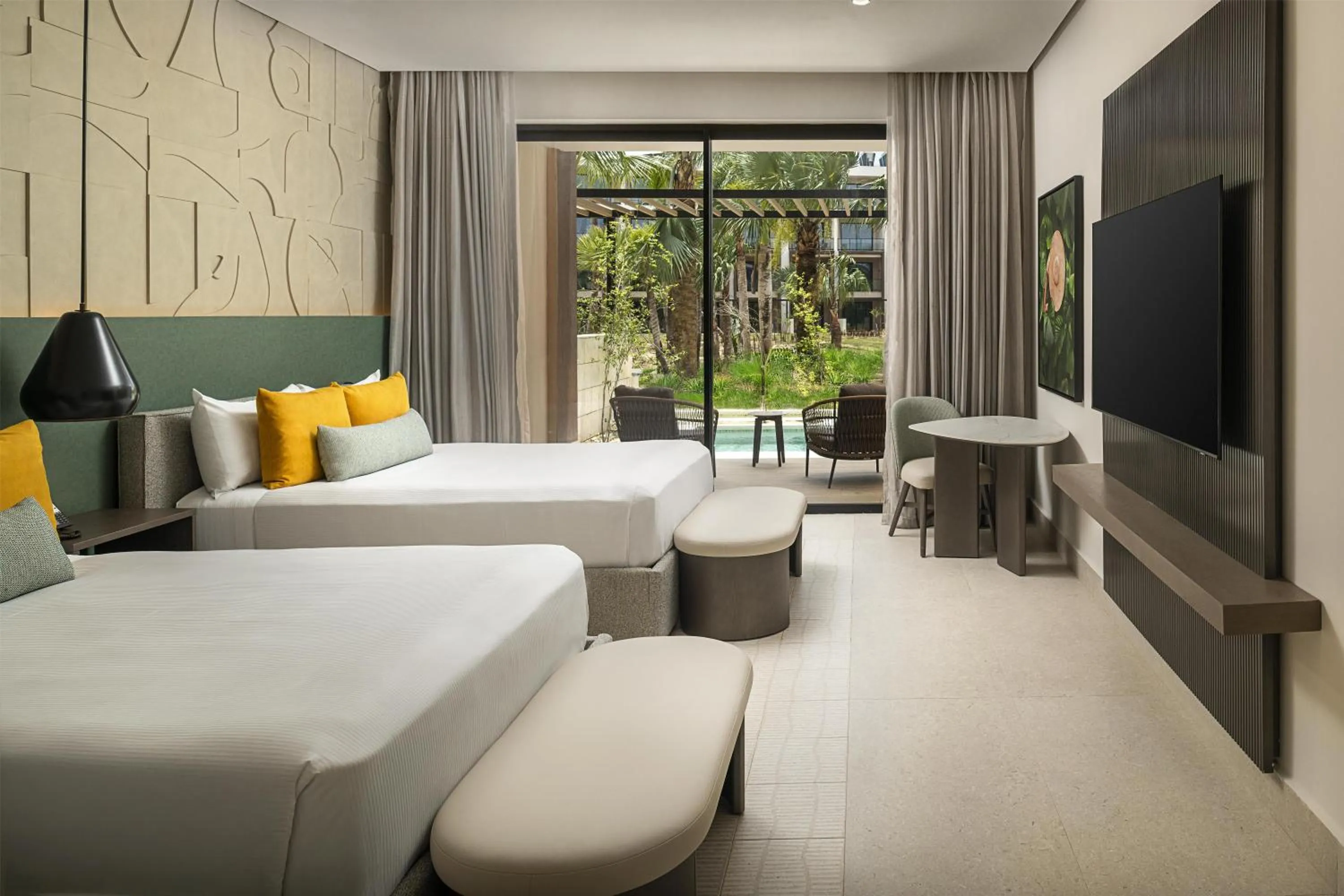 Queen Room with Two Queen Beds, Plunge Pool and Tropical View - single occupancy in Zemi Miches Punta Cana All-Inclusive Resort, Curio by Hilton