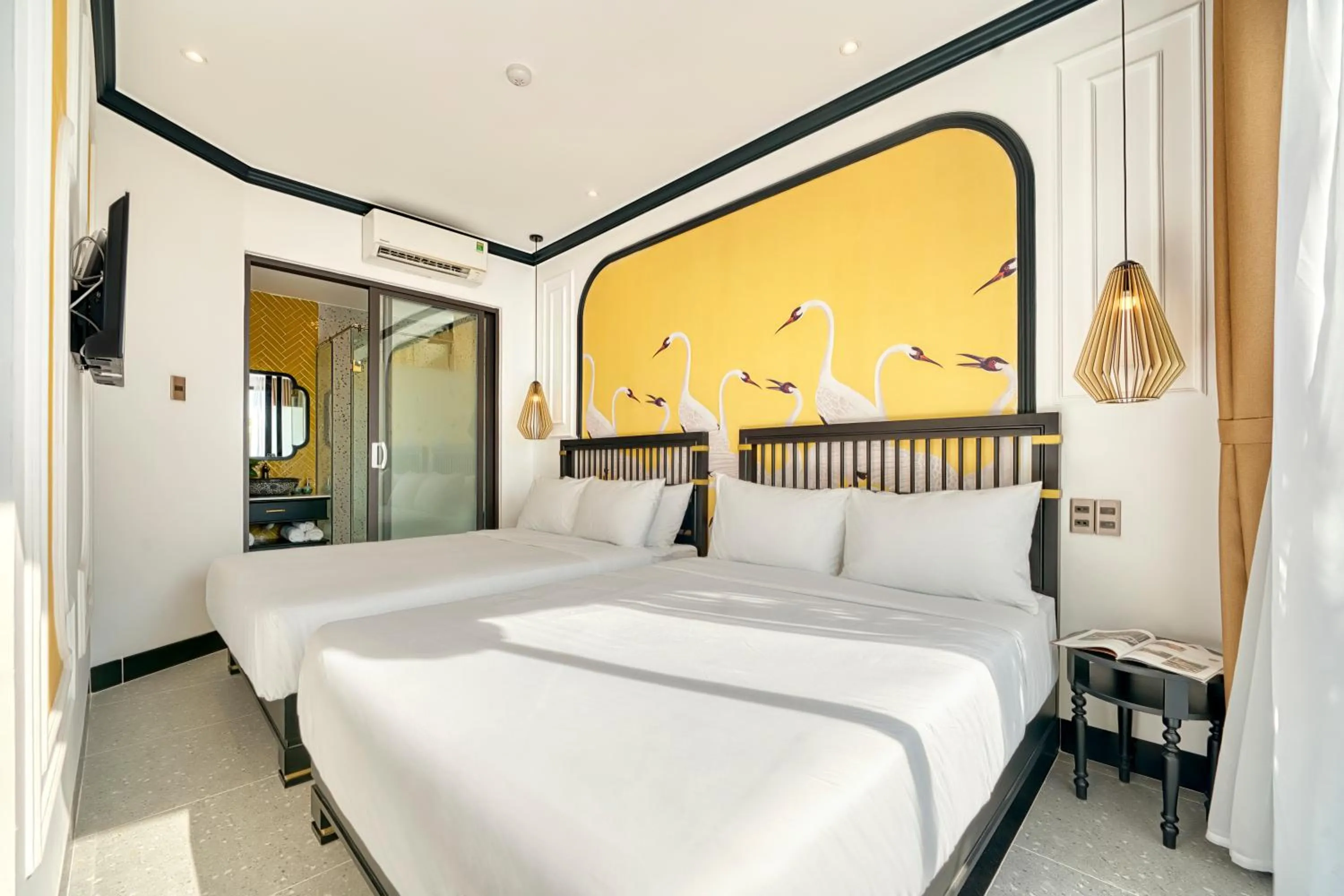 Family Room with Balcony in Rokas Hoi An Boutique Hotel