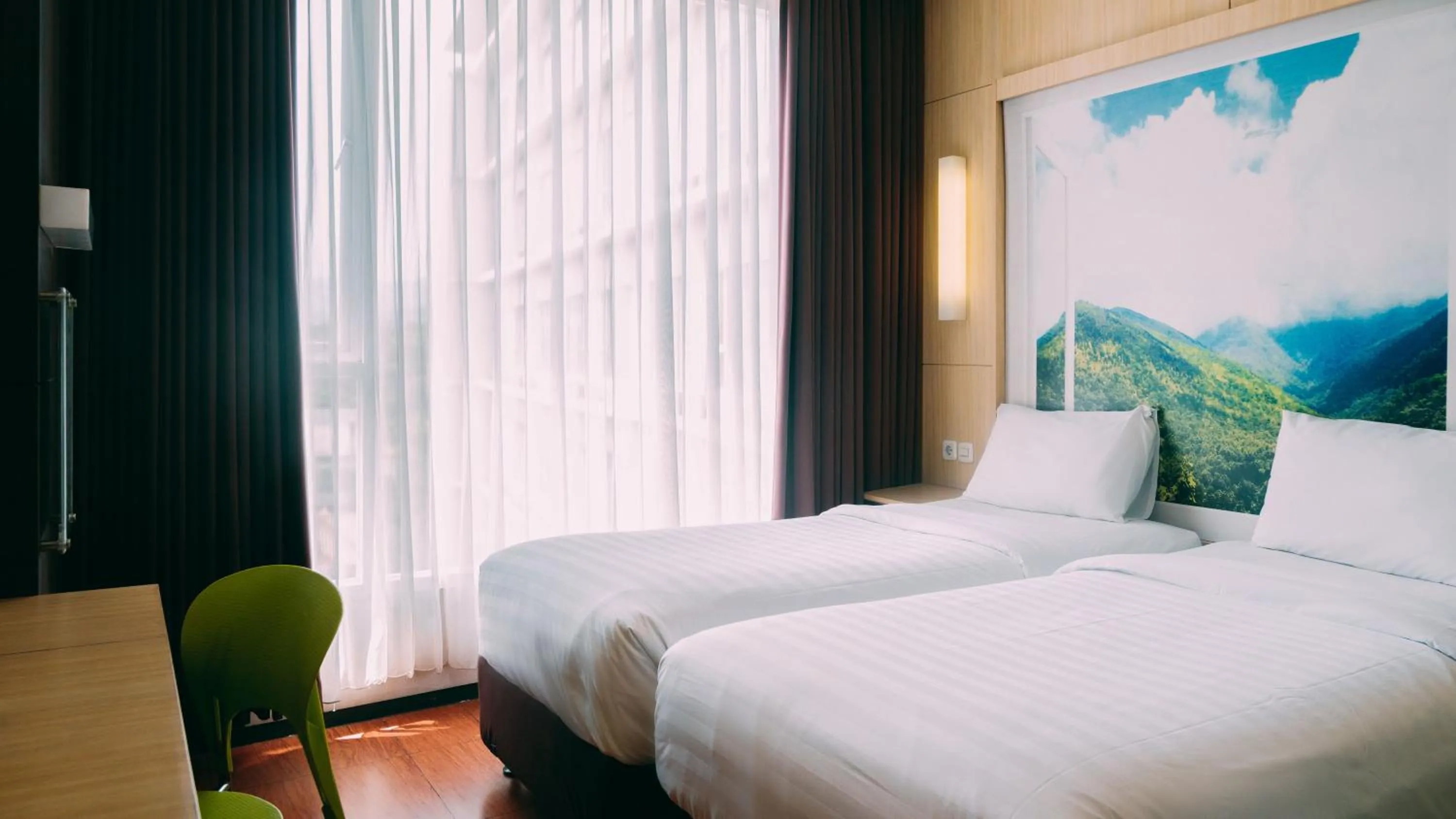 Superior Twin Room in Tebu Hotel Bandung