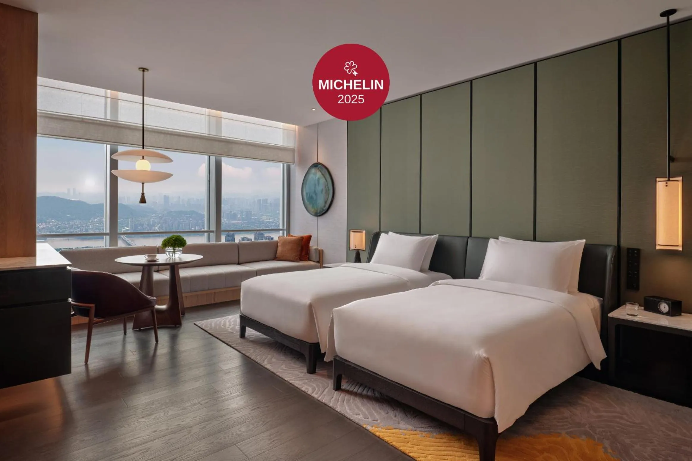 Twin Room with River View in Park Hyatt Changsha