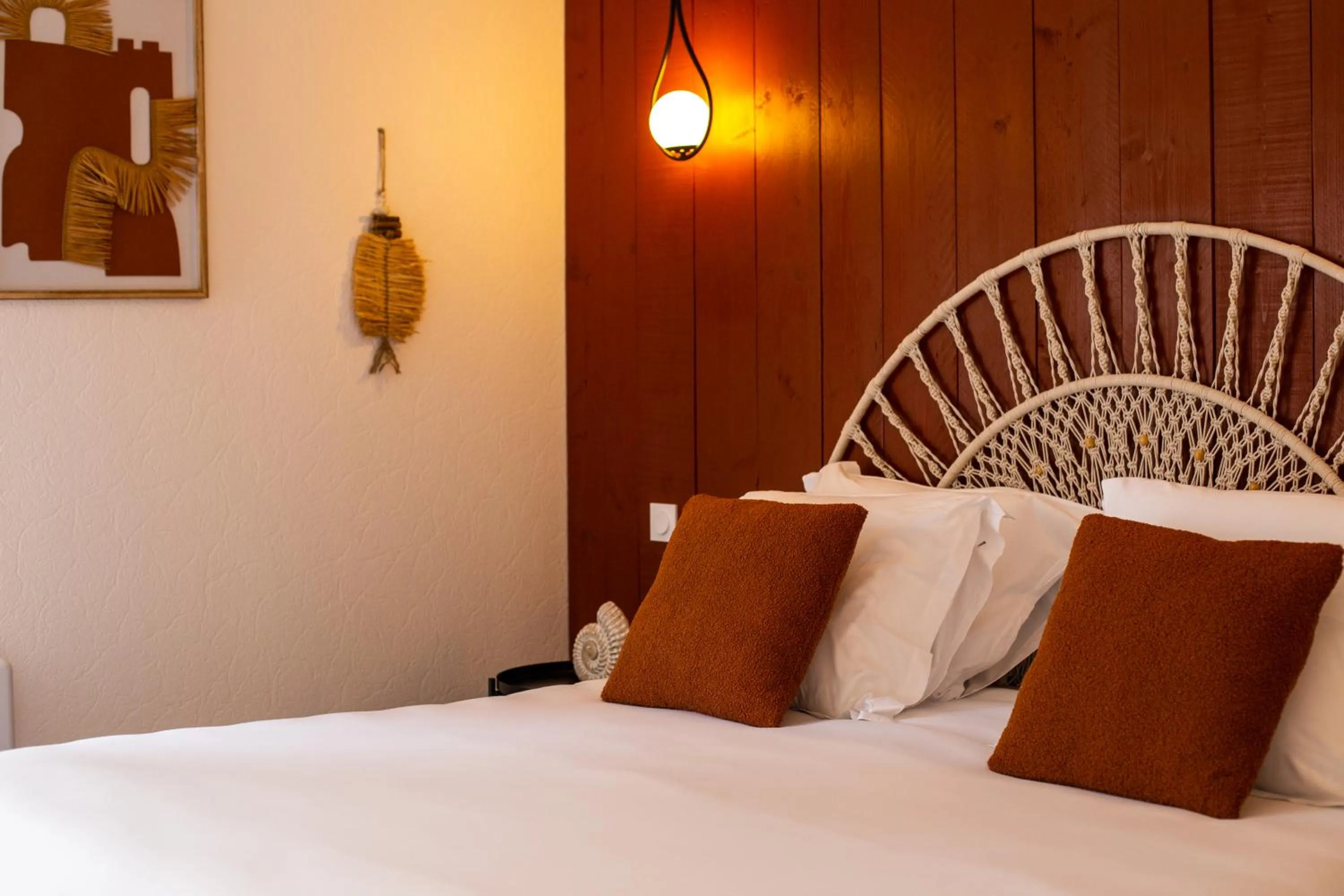 Double Room with Garden View in Hôtel de la Brière et Restaurant Les Krapados