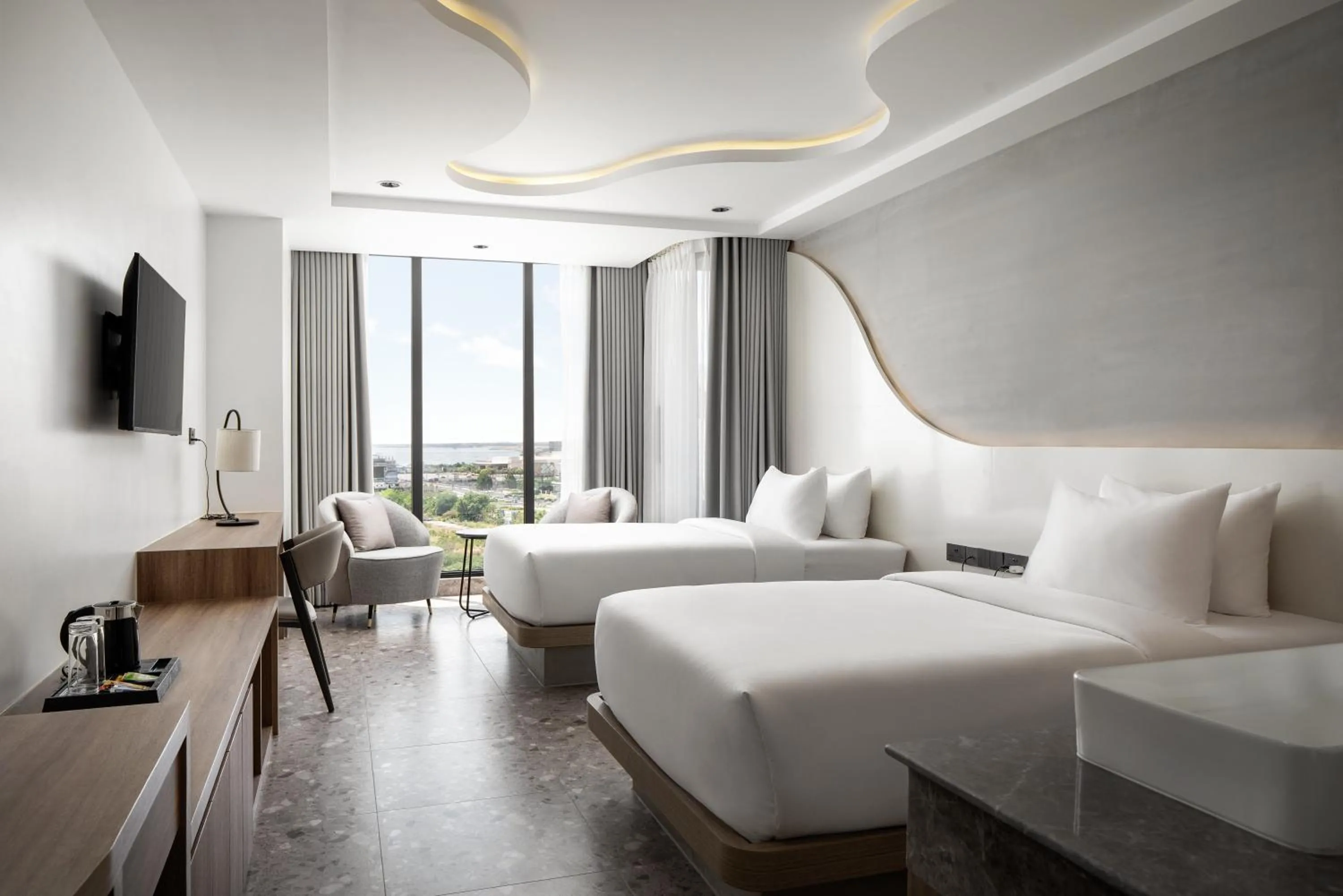 Premier Deluxe Twin Room in Chaiya Palace Hotel