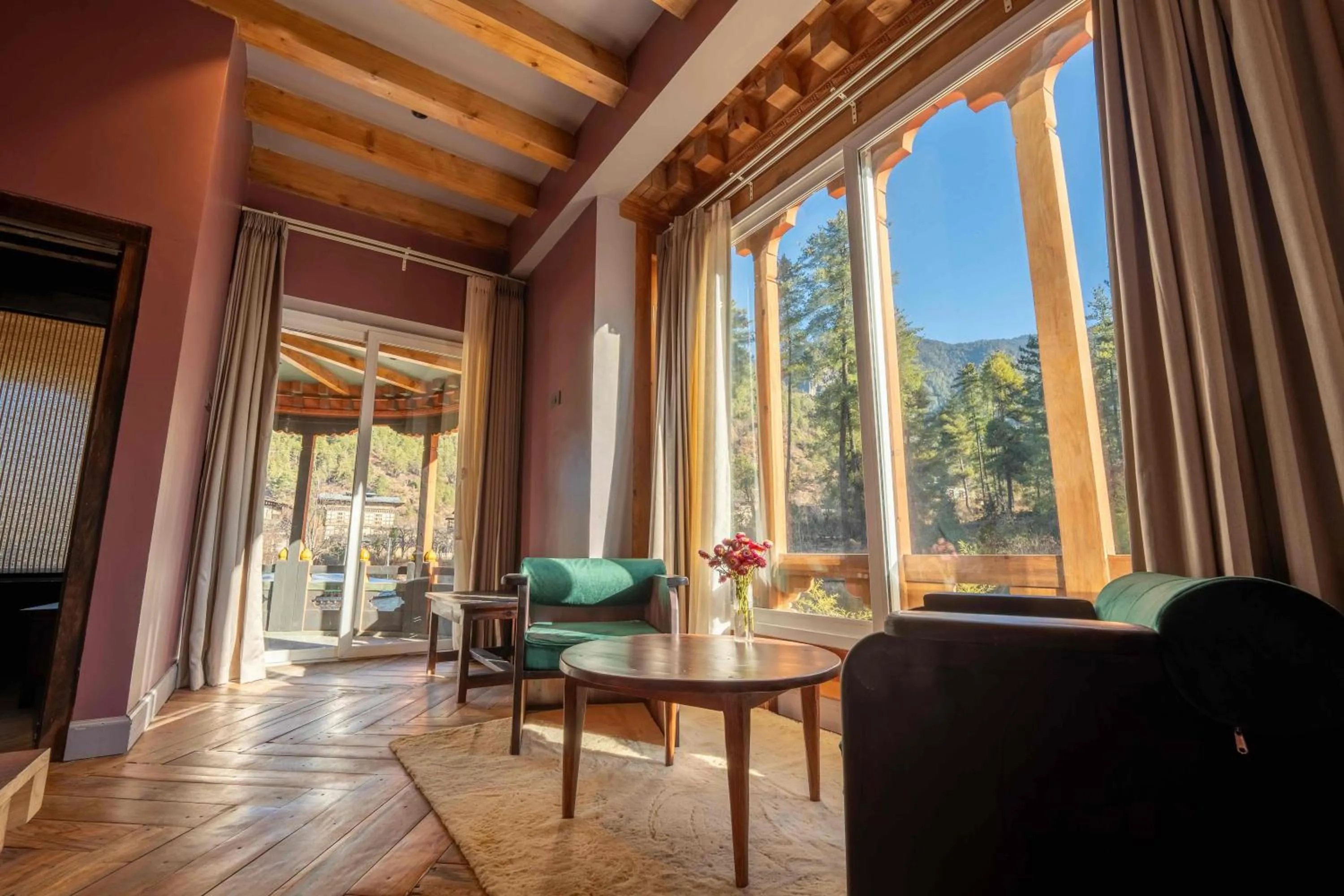 Deluxe Double Room with Balcony - single occupancy in Taktsangri-La