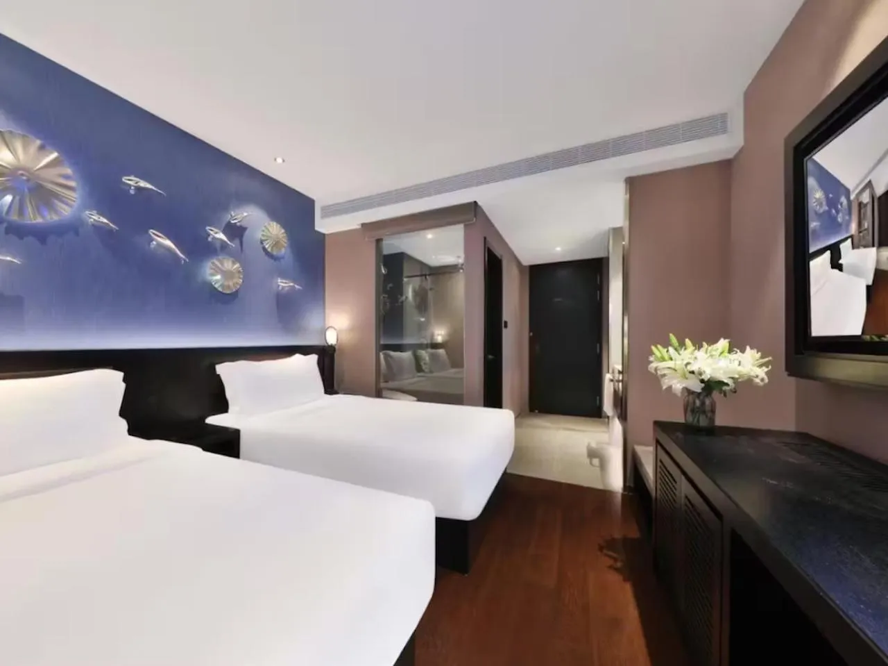 Deluxe Twin Room in Crystal Orange Hotel - Shanghai The Bund Jinling East Road