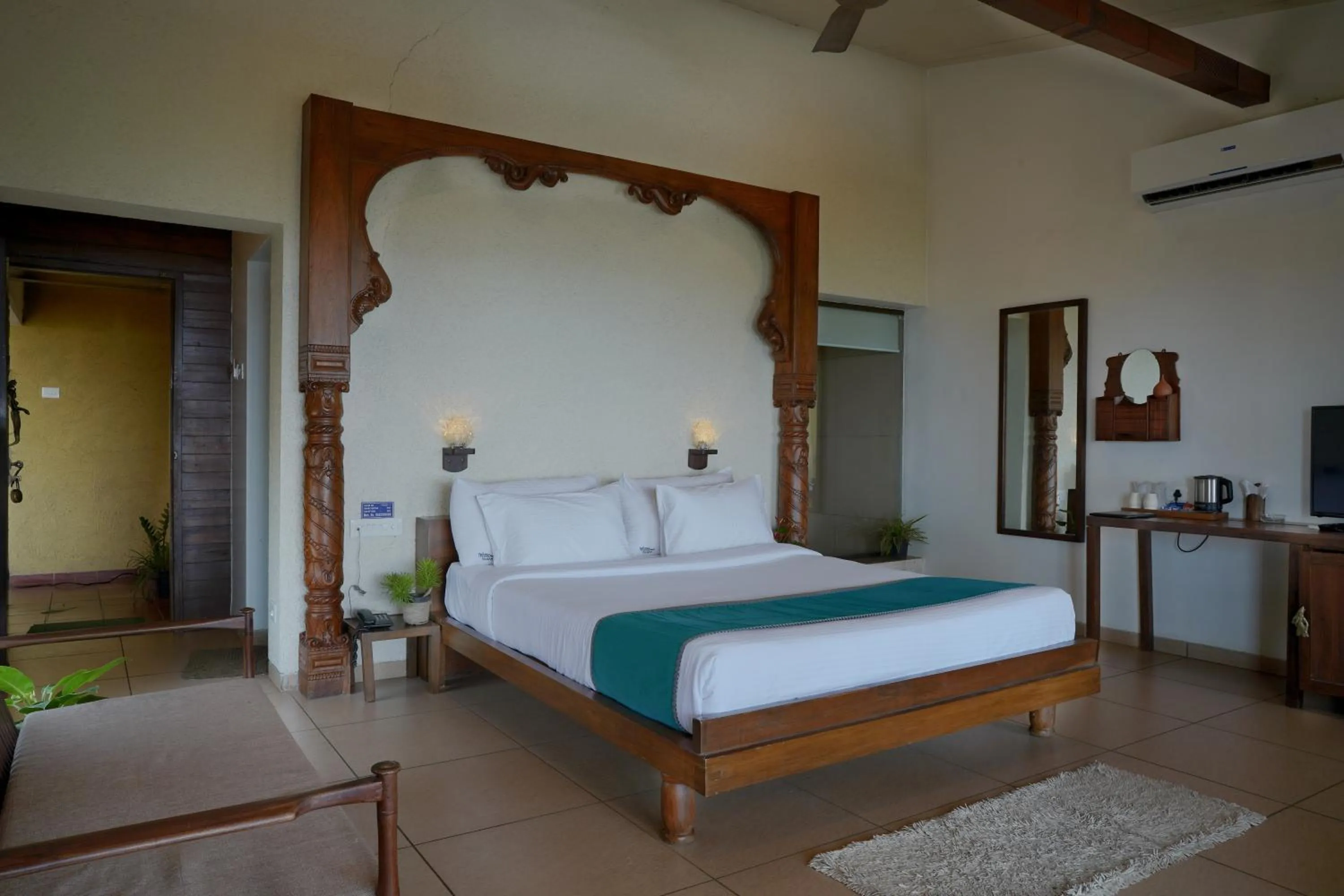 Suite with open Tub in Nisarg Resort