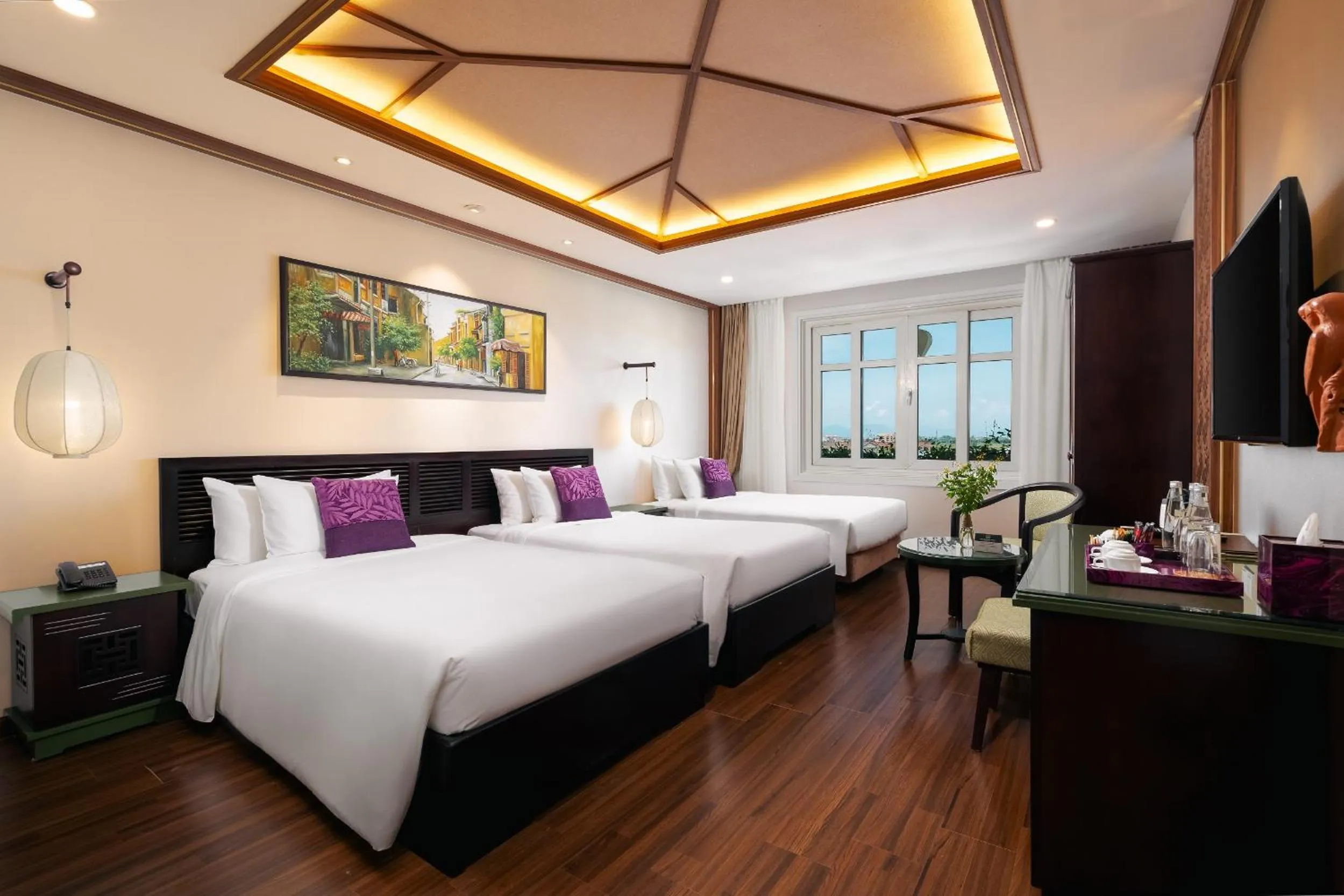 Family Triple Room - Complimentary Daily Mini-bar in The Saga Hotel Hoi An
