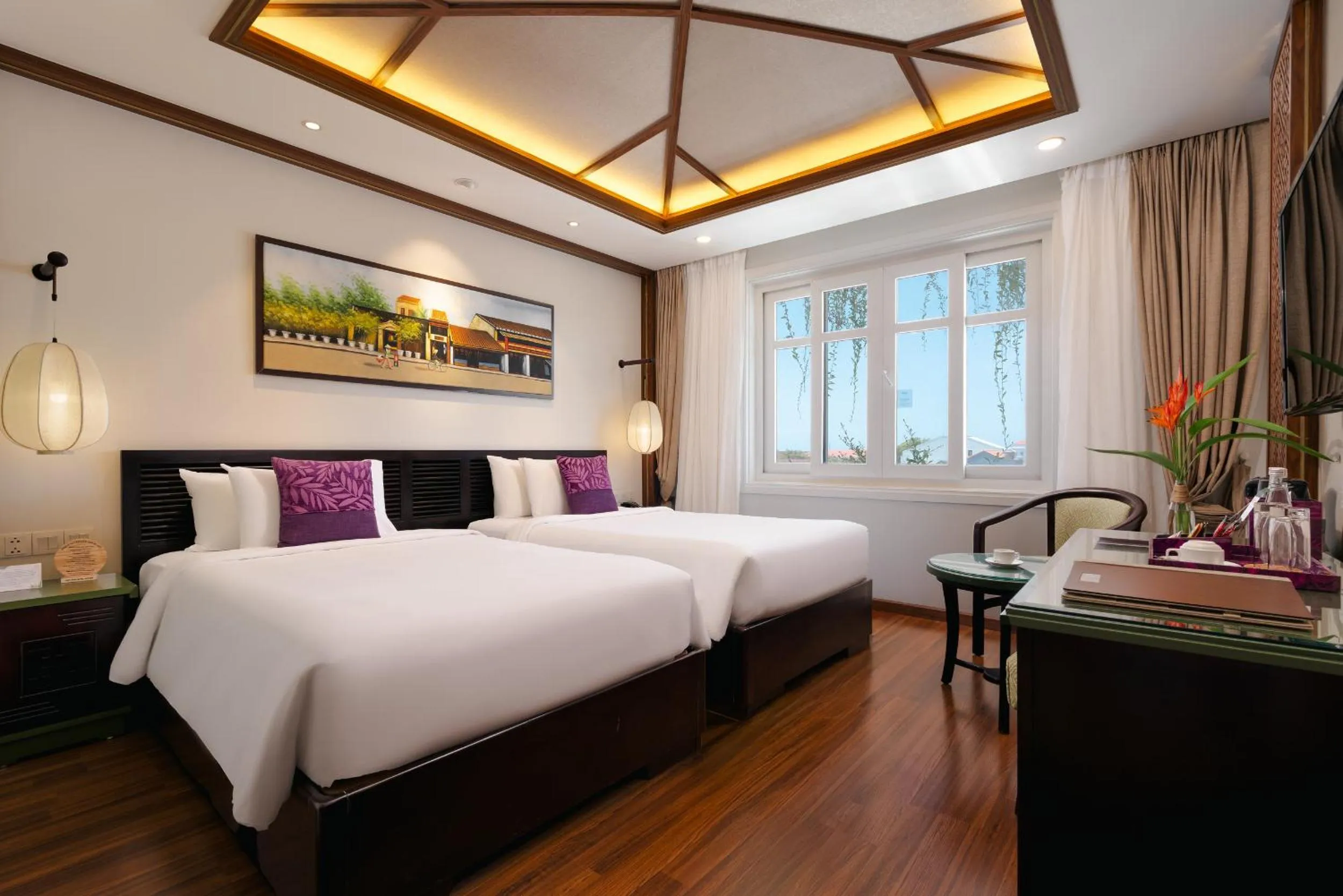 Superior Twin Room - Complimentary Daily Mini-bar in The Saga Hotel Hoi An