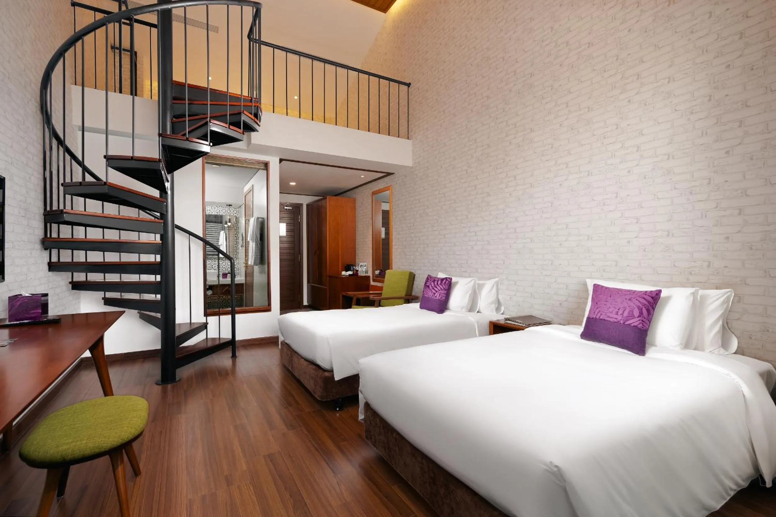Family Suite with Loft - Complimentary Daily Mini-bar in The Saga Hotel Hoi An