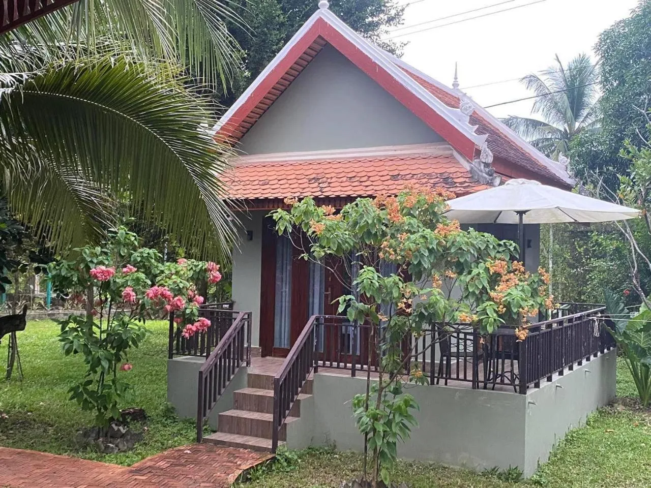 Bungalow with Garden View - single occupancy in Ganesha Kampot Resort
