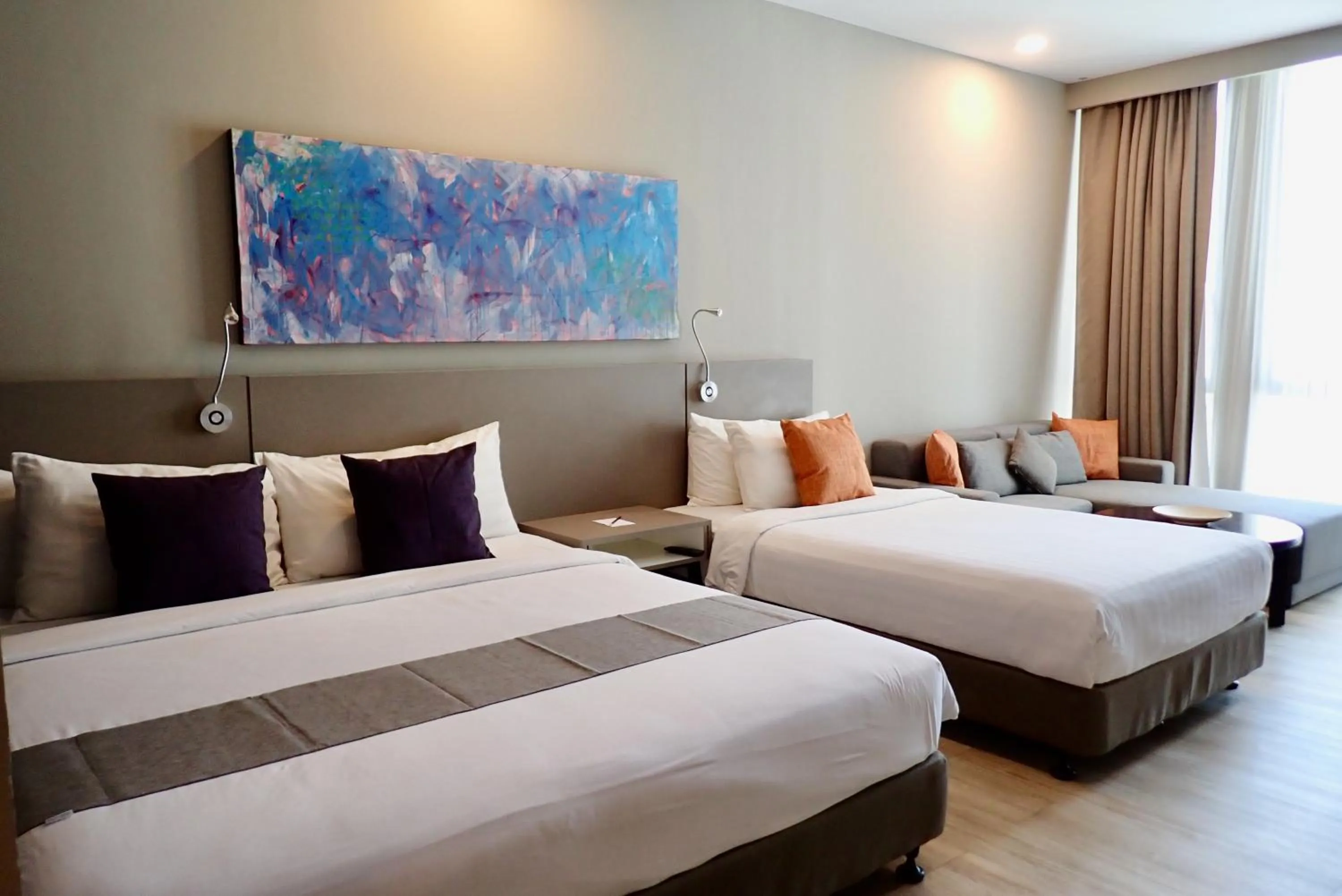 Deluxe Triple Room in Qliq Damansara Hotel