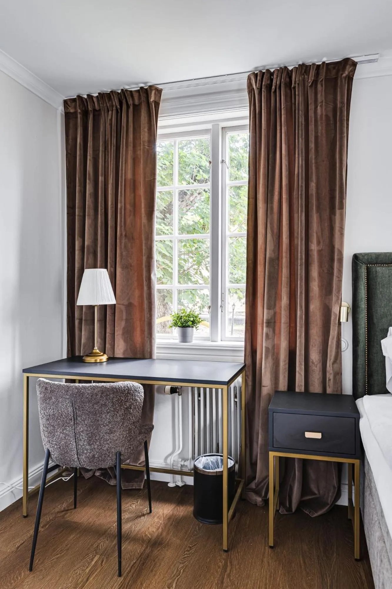 Double Room with Garden View in Söderfors Herrgård