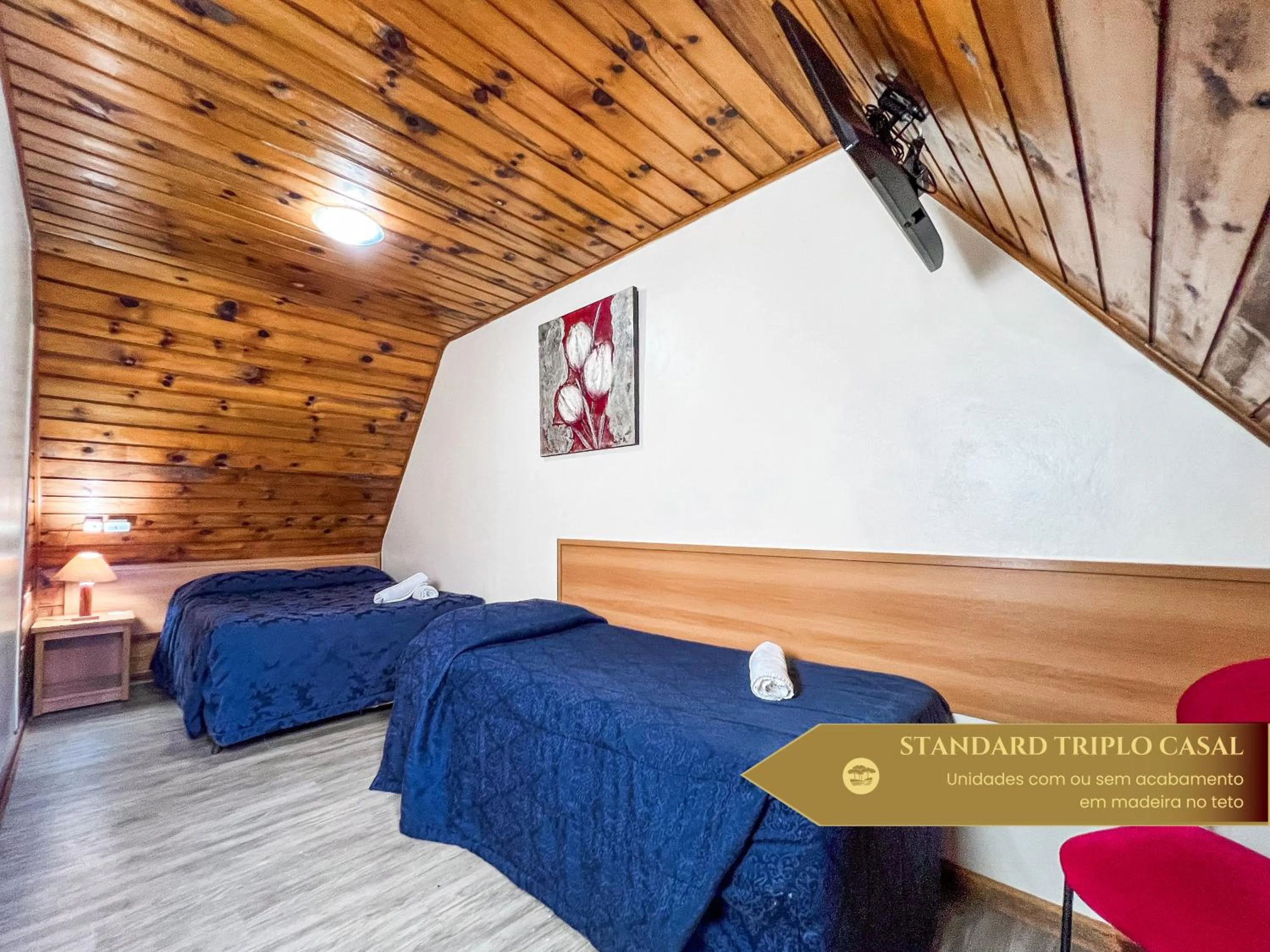  Standard Triple Room with 1 Double Bed and 1 Single Bed in Hotel Fazenda Golden Park Campos do Jordão