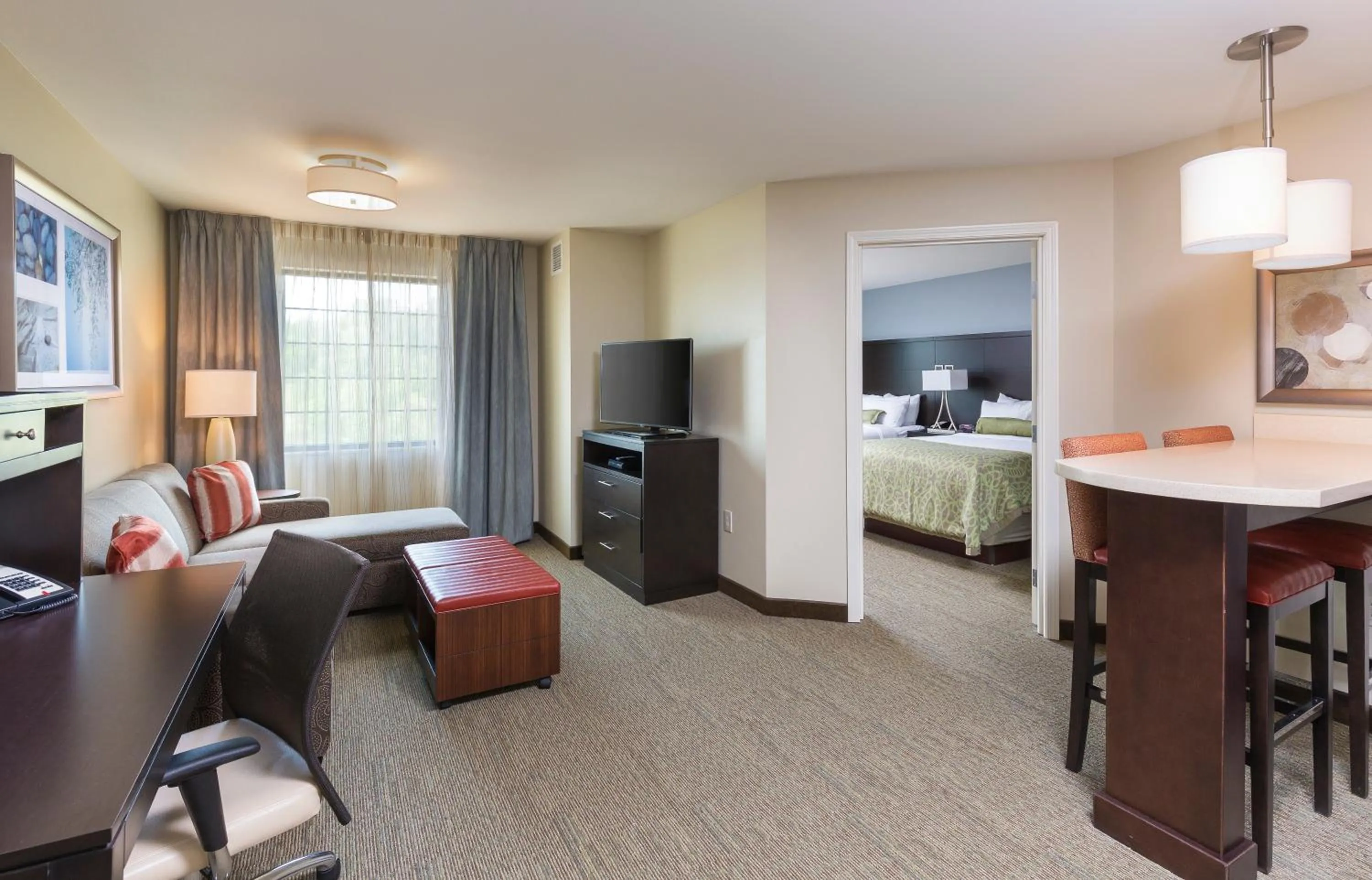 One-Bedroom Suite with Two Queen Beds in Staybridge Suites Canton by IHG