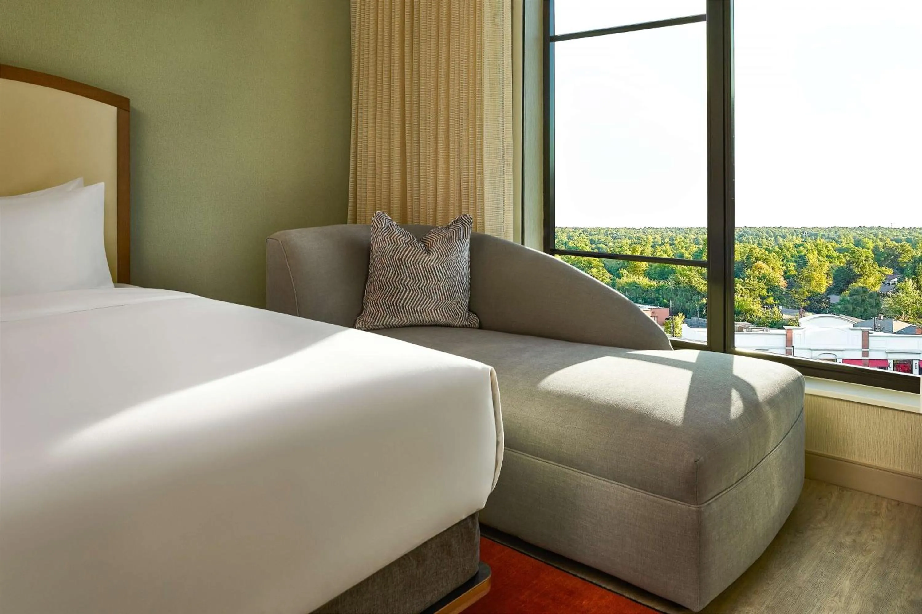 Queen Room with Two Queen Beds and Roll-In Shower - Disability Access in Lively Hotel On Oak Oklahoma City, Tapestry By Hilton