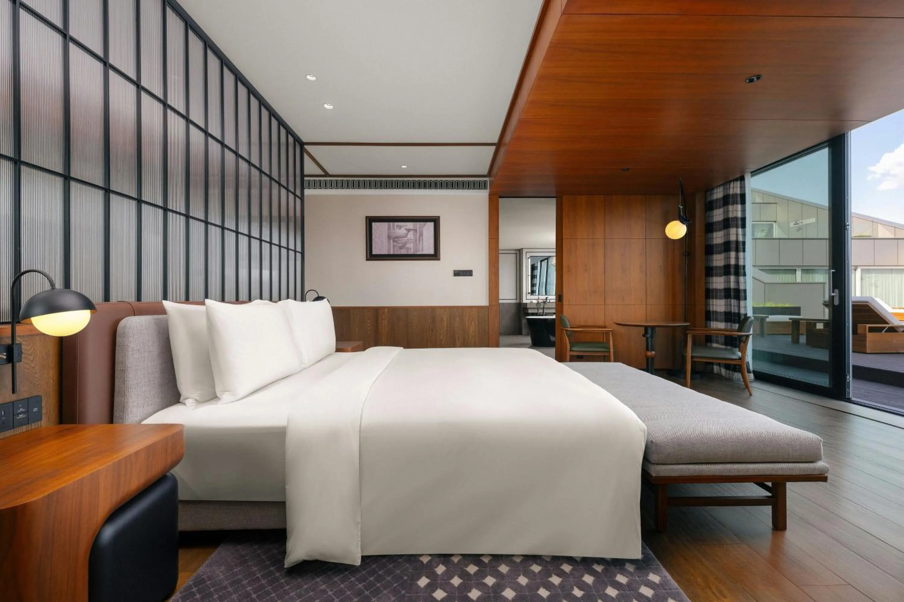 Flow One-Bedroom King Suite with Terrace and Sea View in Flow and Co. Qingdao, Autograph Collection